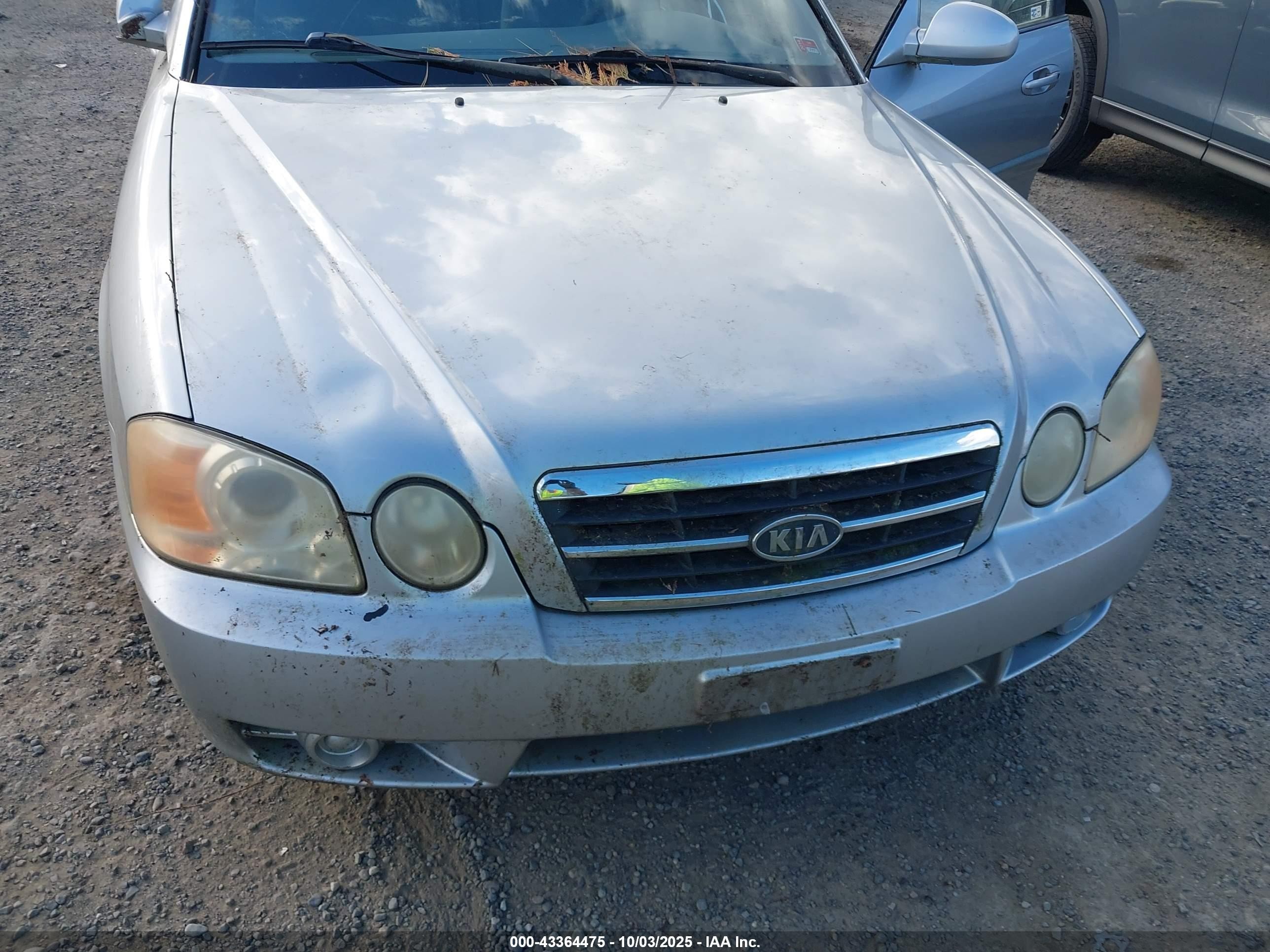 2004 Kia Optima Ex/lx Silver vin: KNAGD126345362159