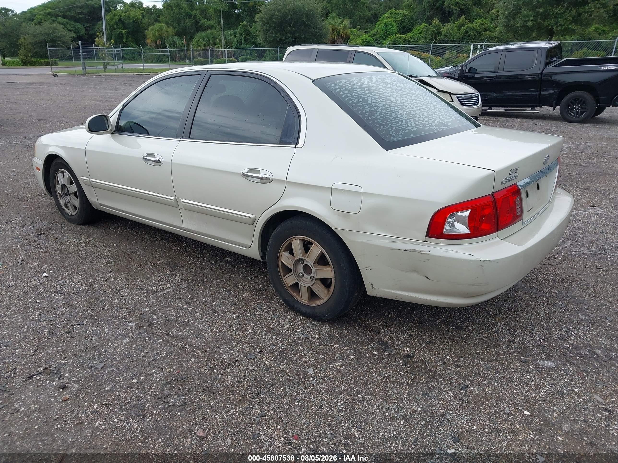 2004 Kia Optima Ex/lx Белый vin: KNAGD126345365112