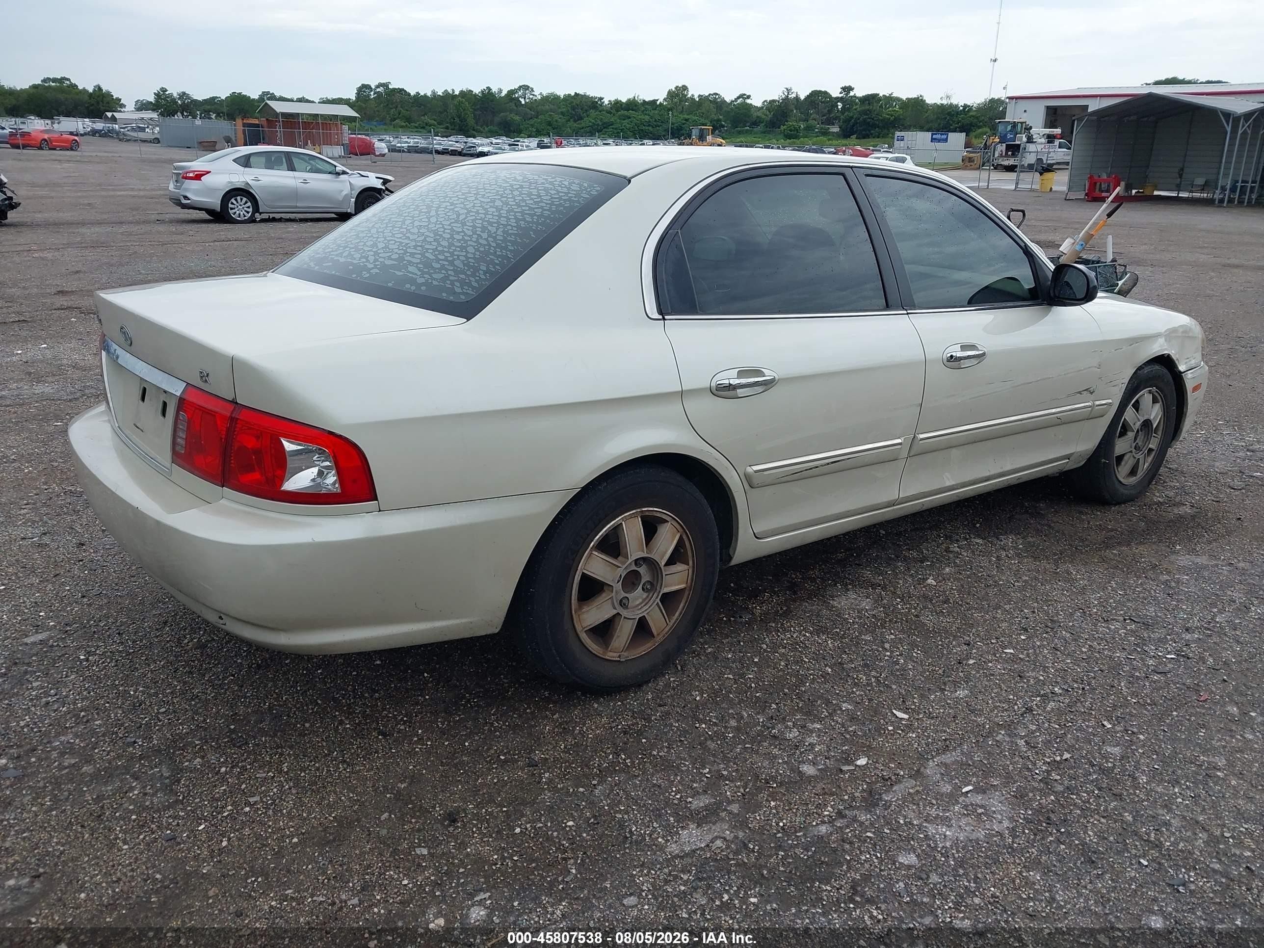 2004 Kia Optima Ex/lx Белый vin: KNAGD126345365112