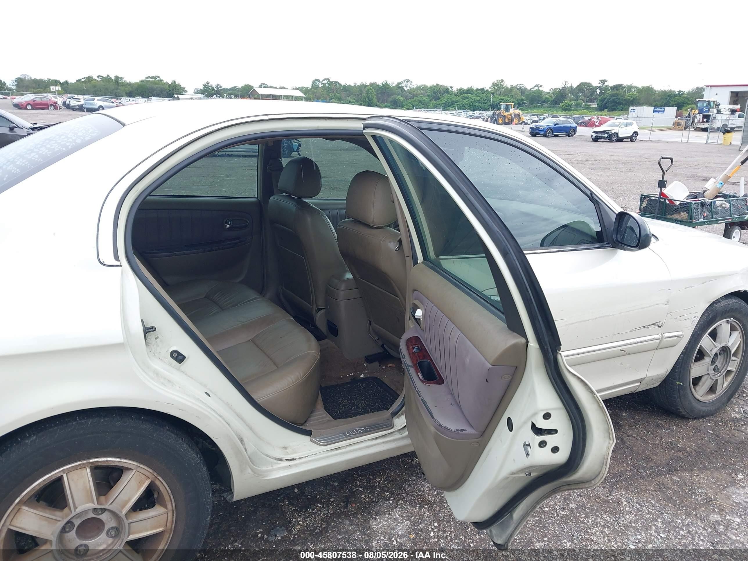 2004 Kia Optima Ex/lx Белый vin: KNAGD126345365112