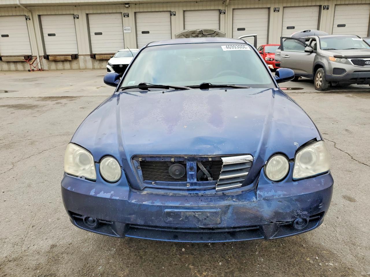 2005 Kia Optima Lx Blue vin: KNAGD126355405786