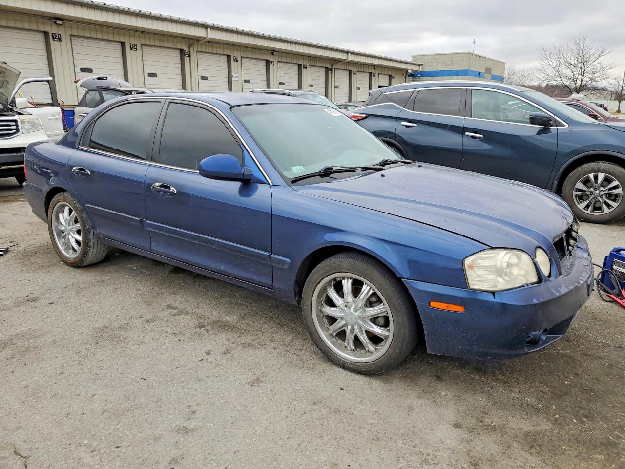 2005 Kia Optima Lx Blue vin: KNAGD126355405786