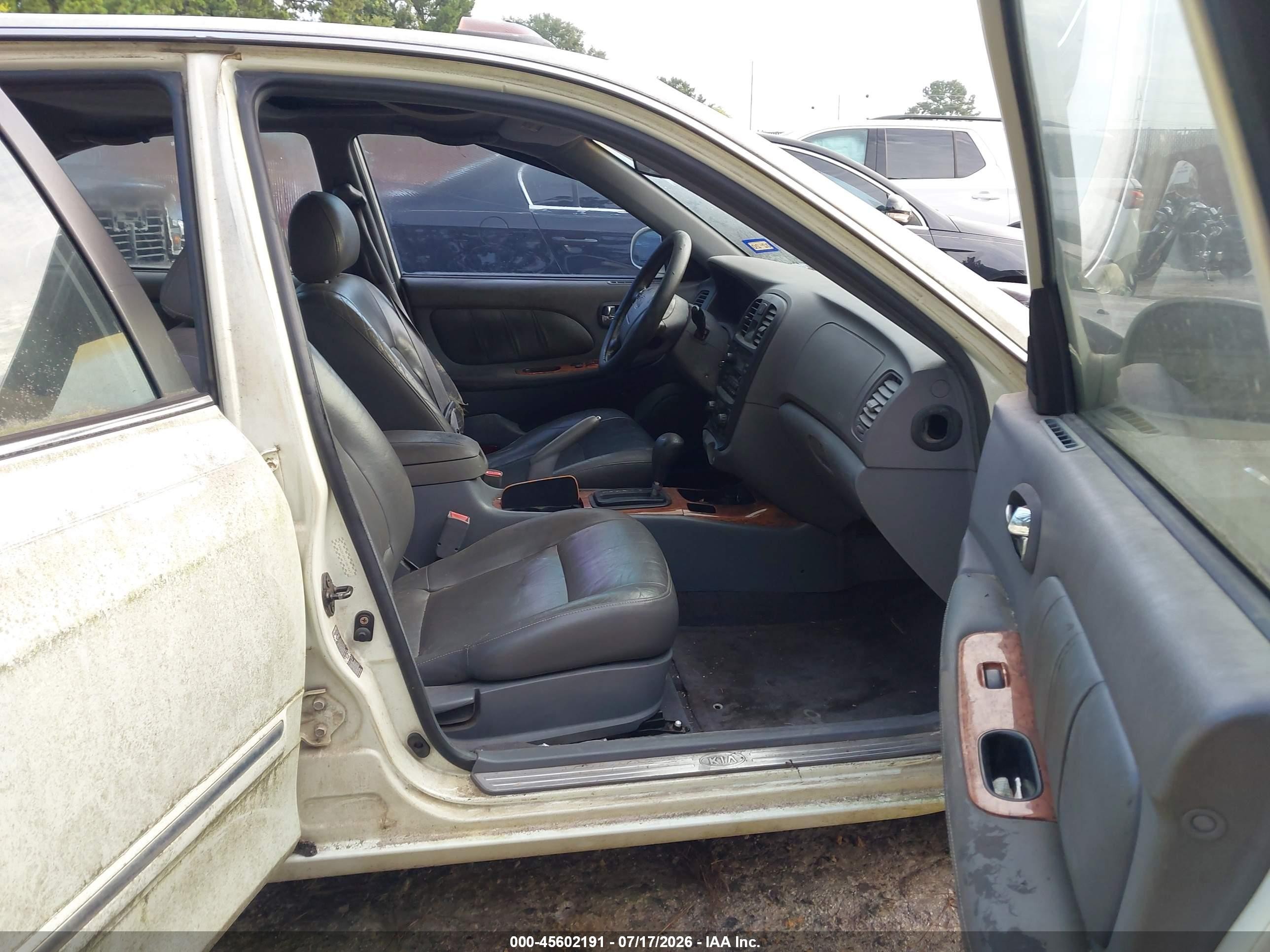 2001 Kia Optima Lx/se White vin: KNAGD126415067647