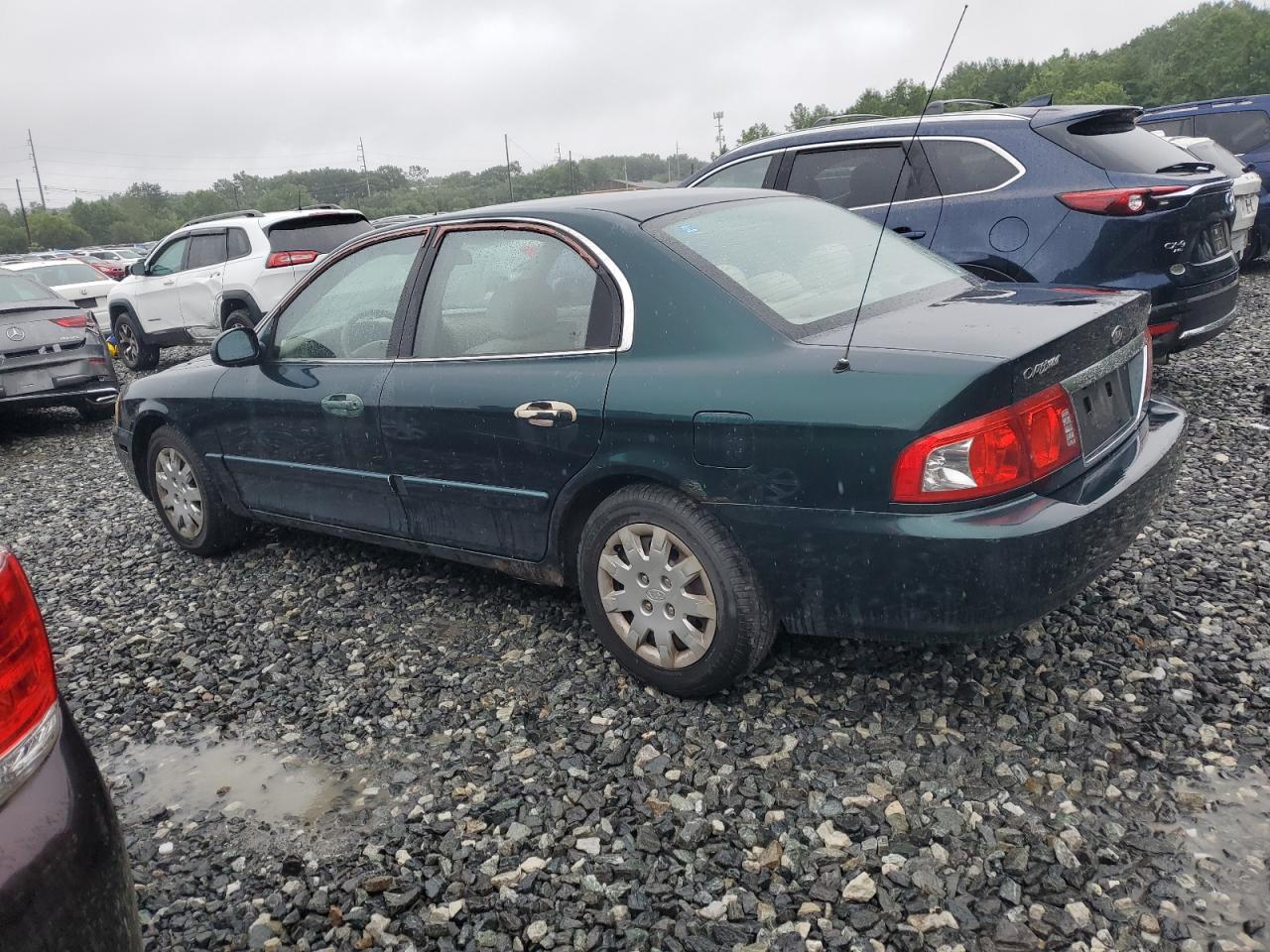 2004 Kia Optima Lx Зеленый vin: KNAGD126445283552