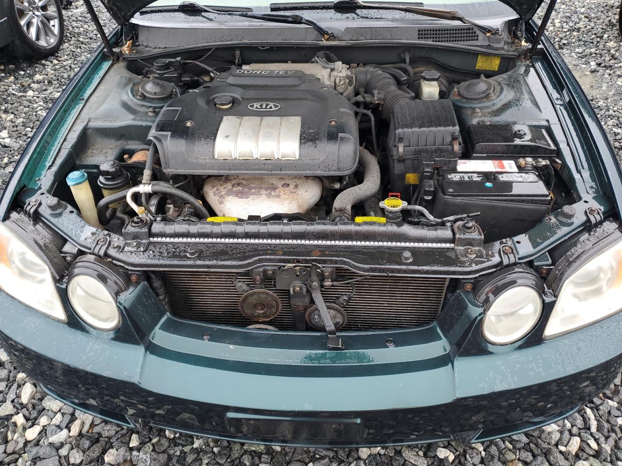 2004 Kia Optima Lx Зеленый vin: KNAGD126445283552