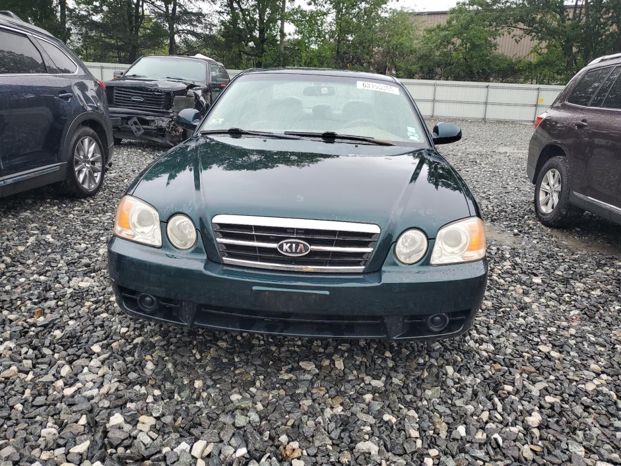 2004 Kia Optima Lx Зеленый vin: KNAGD126445283552