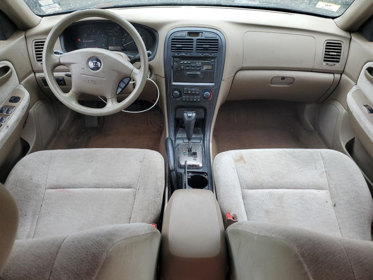 2004 Kia Optima Lx Зеленый vin: KNAGD126445283552