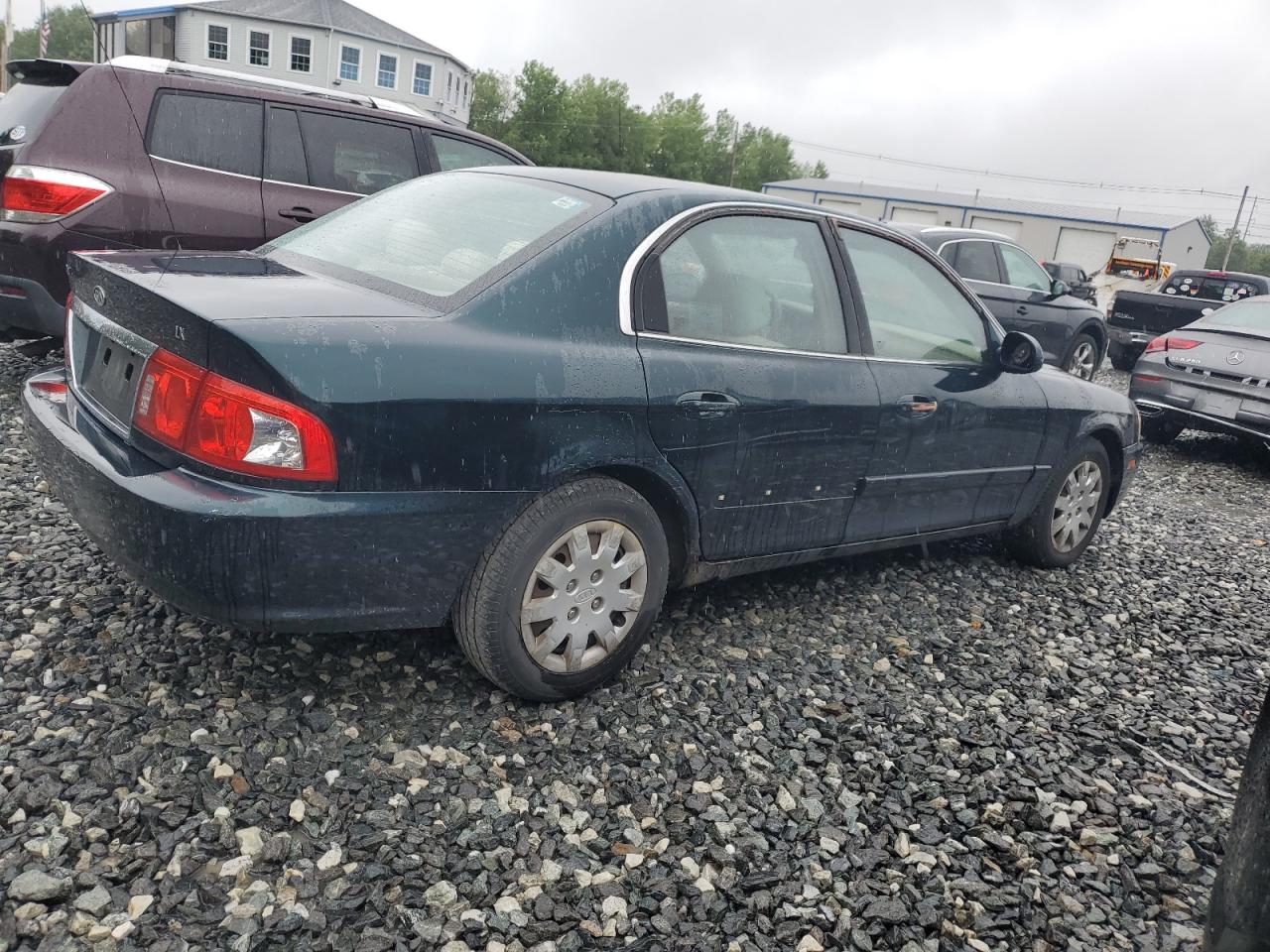 2004 Kia Optima Lx Зеленый vin: KNAGD126445283552