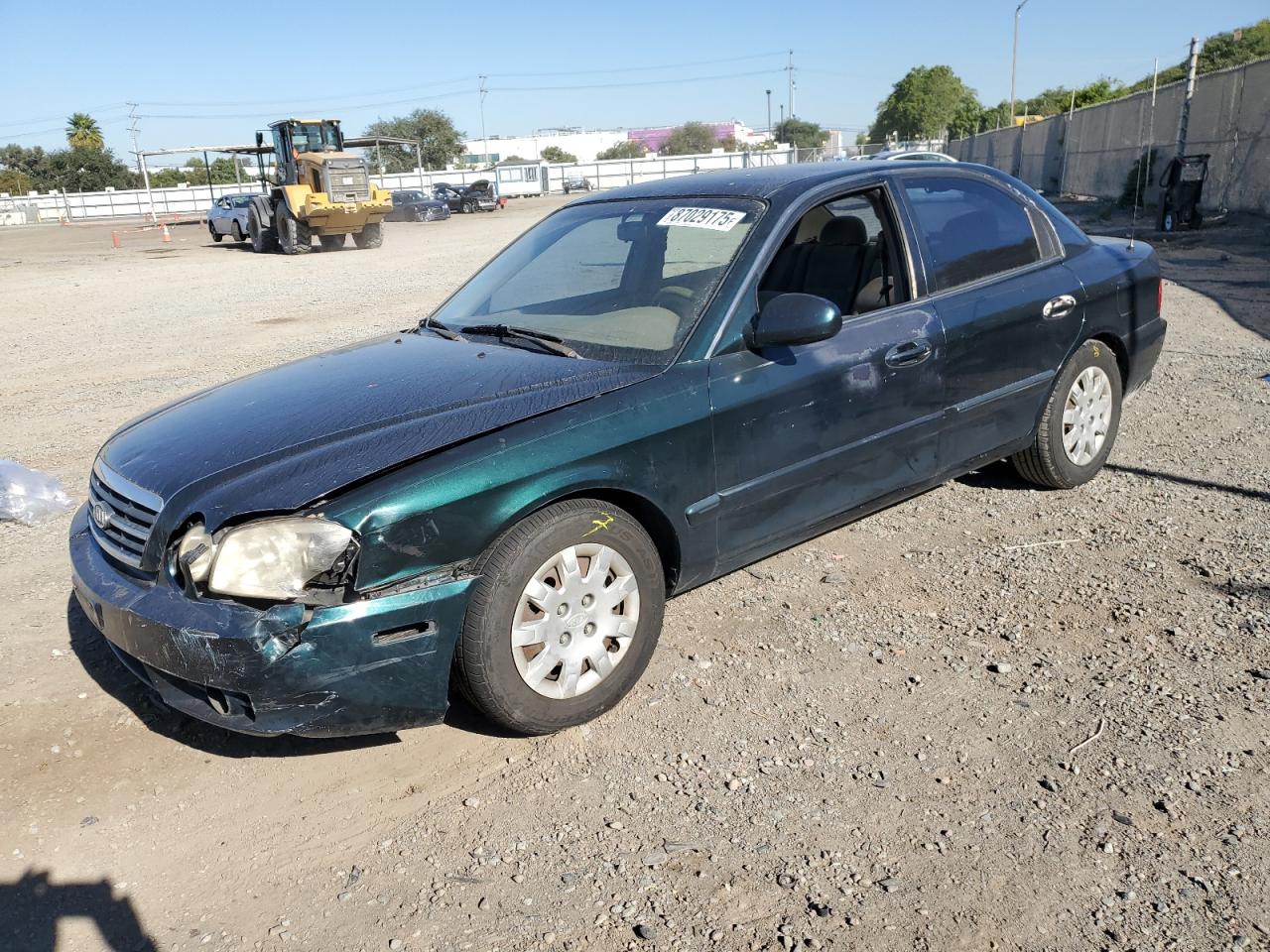 2004 Kia Optima Lx Green vin: KNAGD126445372439