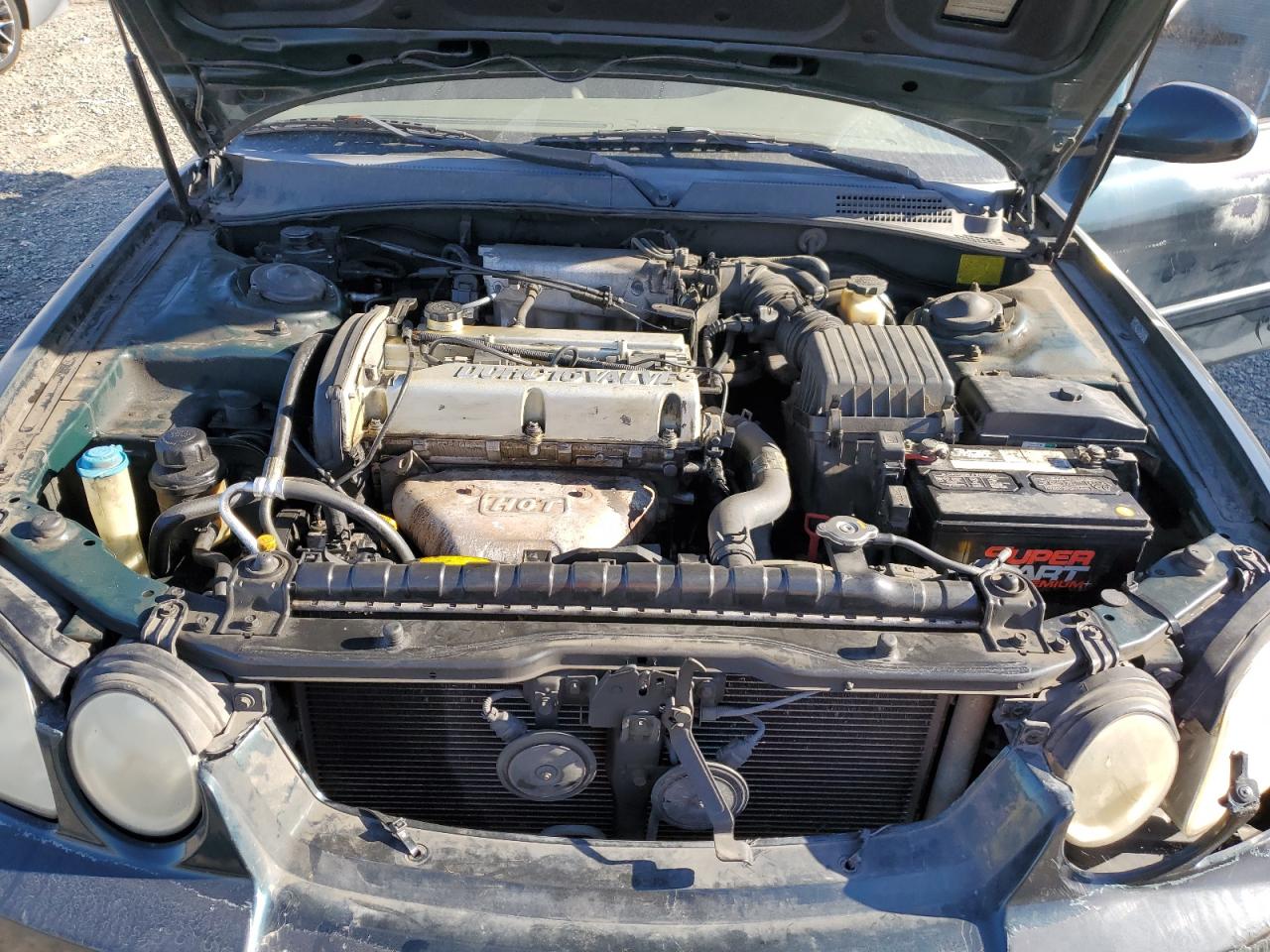 2004 Kia Optima Lx Green vin: KNAGD126445372439