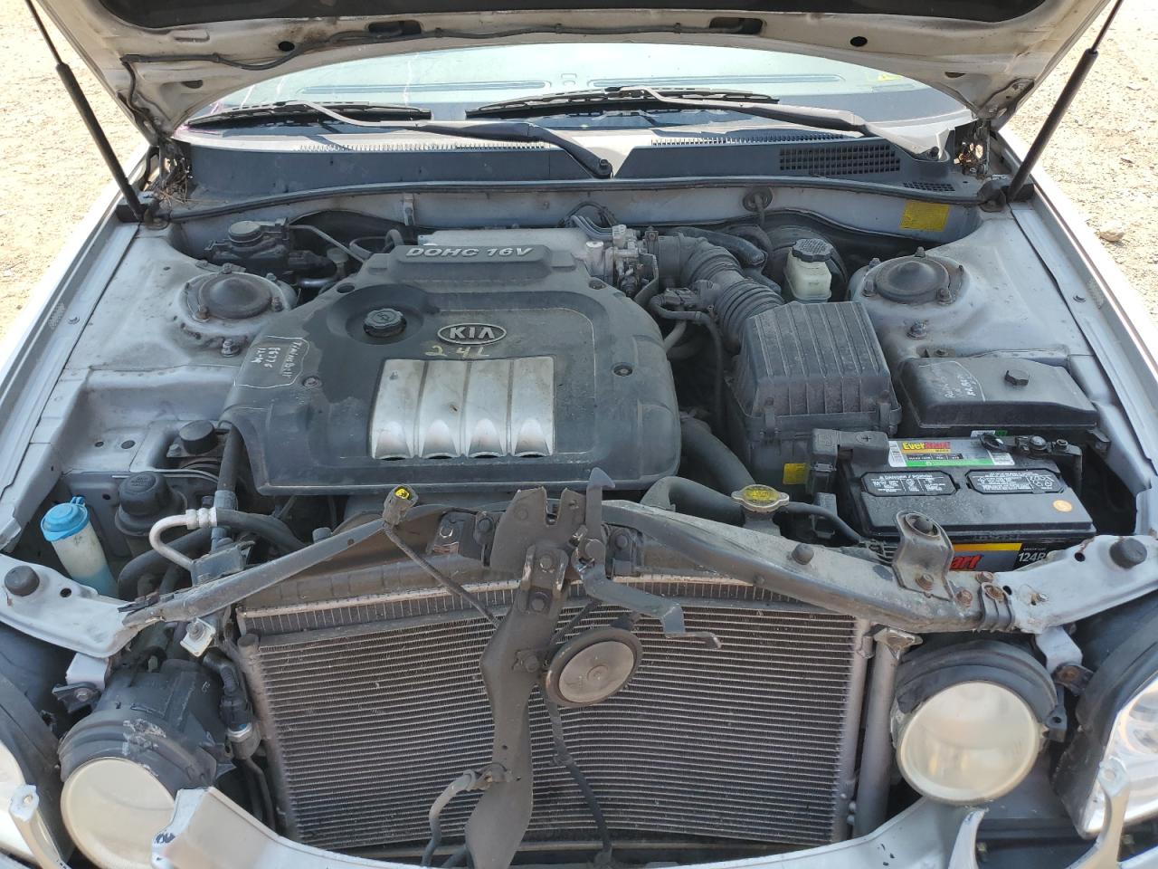 2005 Kia Optima Lx Silver vin: KNAGD126455401925
