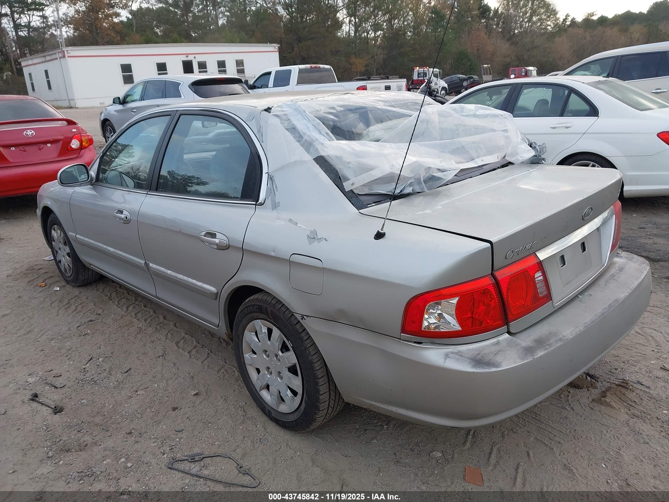2005 Kia Optima Ex/lx Silver vin: KNAGD126455429708