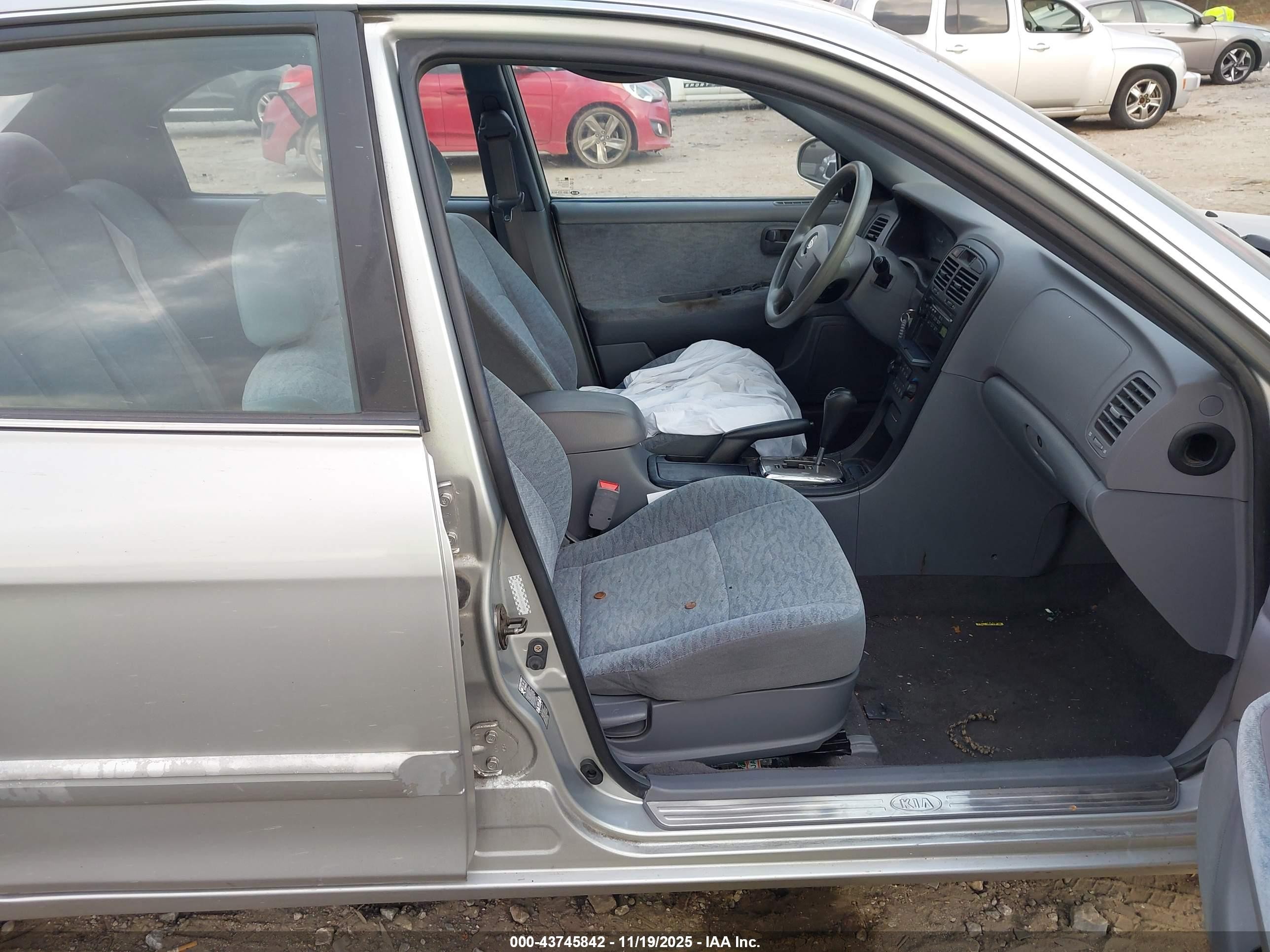 2005 Kia Optima Ex/lx Silver vin: KNAGD126455429708