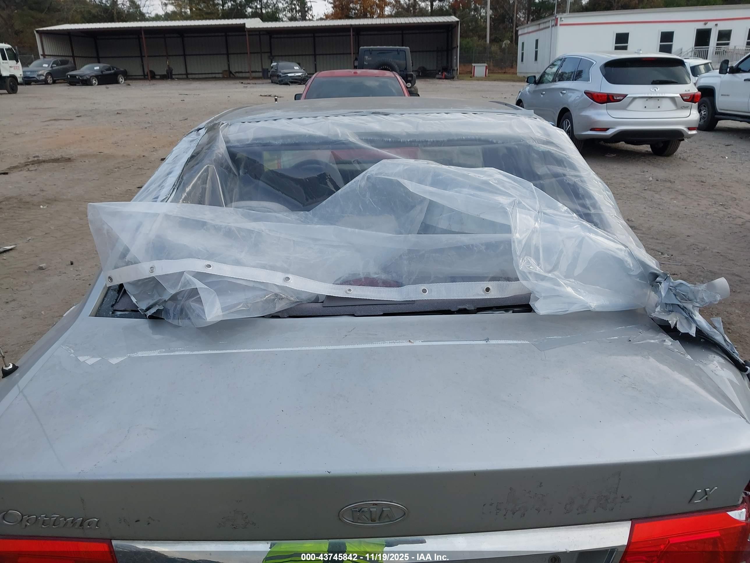 2005 Kia Optima Ex/lx Silver vin: KNAGD126455429708