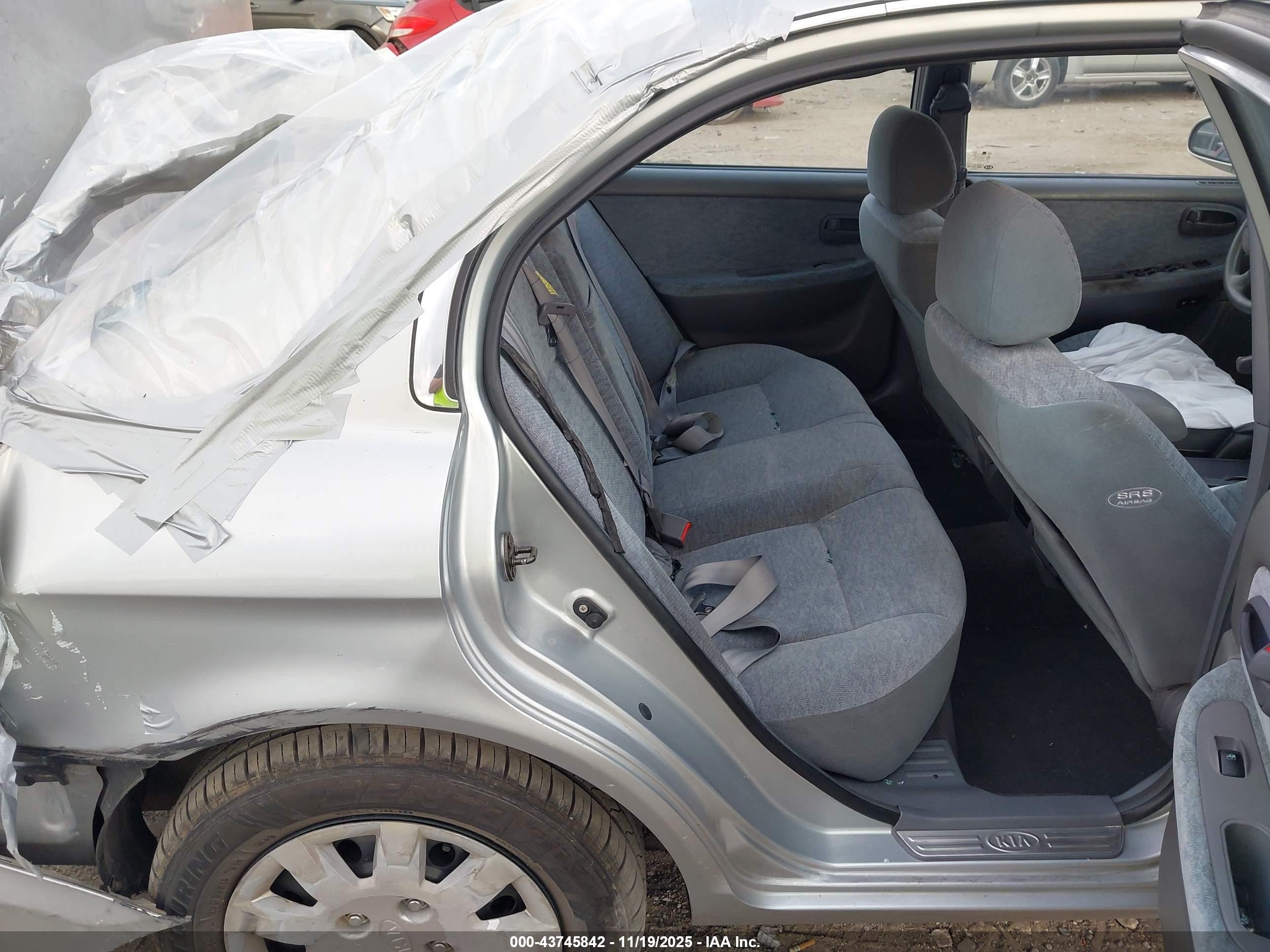 2005 Kia Optima Ex/lx Silver vin: KNAGD126455429708