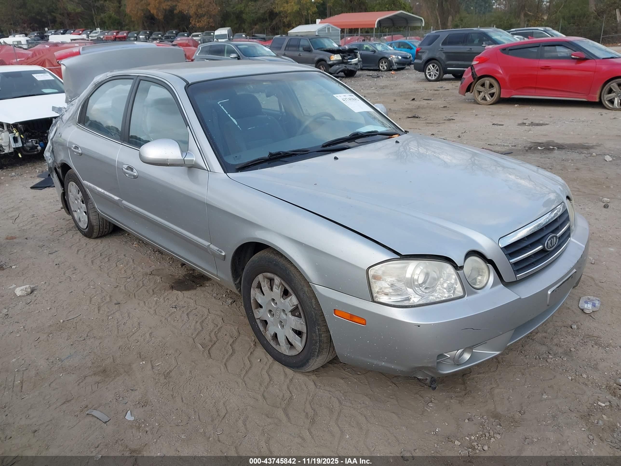 2005 Kia Optima Ex/lx Silver vin: KNAGD126455429708