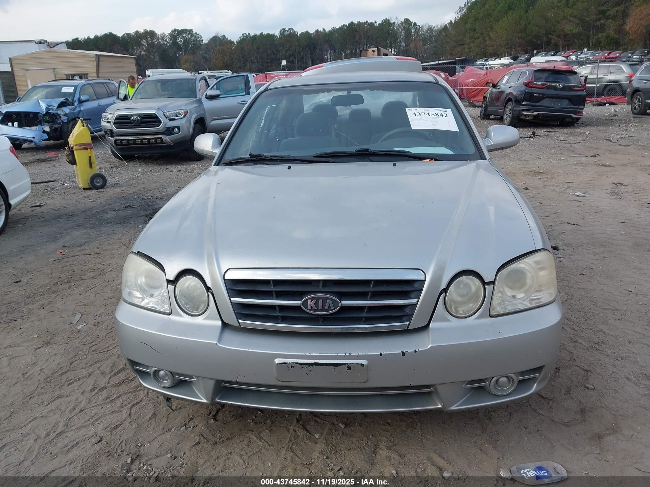 2005 Kia Optima Ex/lx Silver vin: KNAGD126455429708