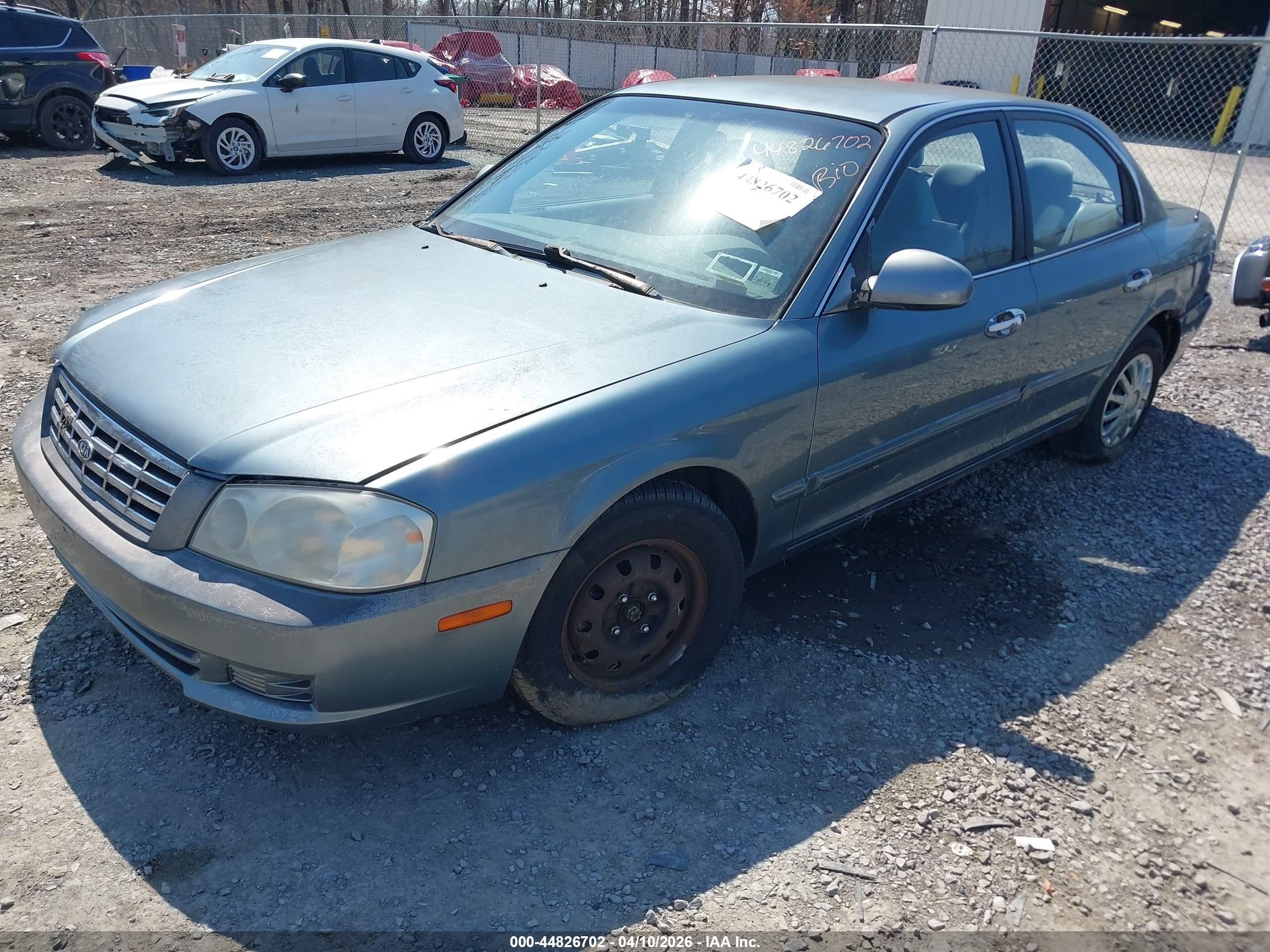 2001 Kia Optima Lx/se Blue vin: KNAGD126515054101
