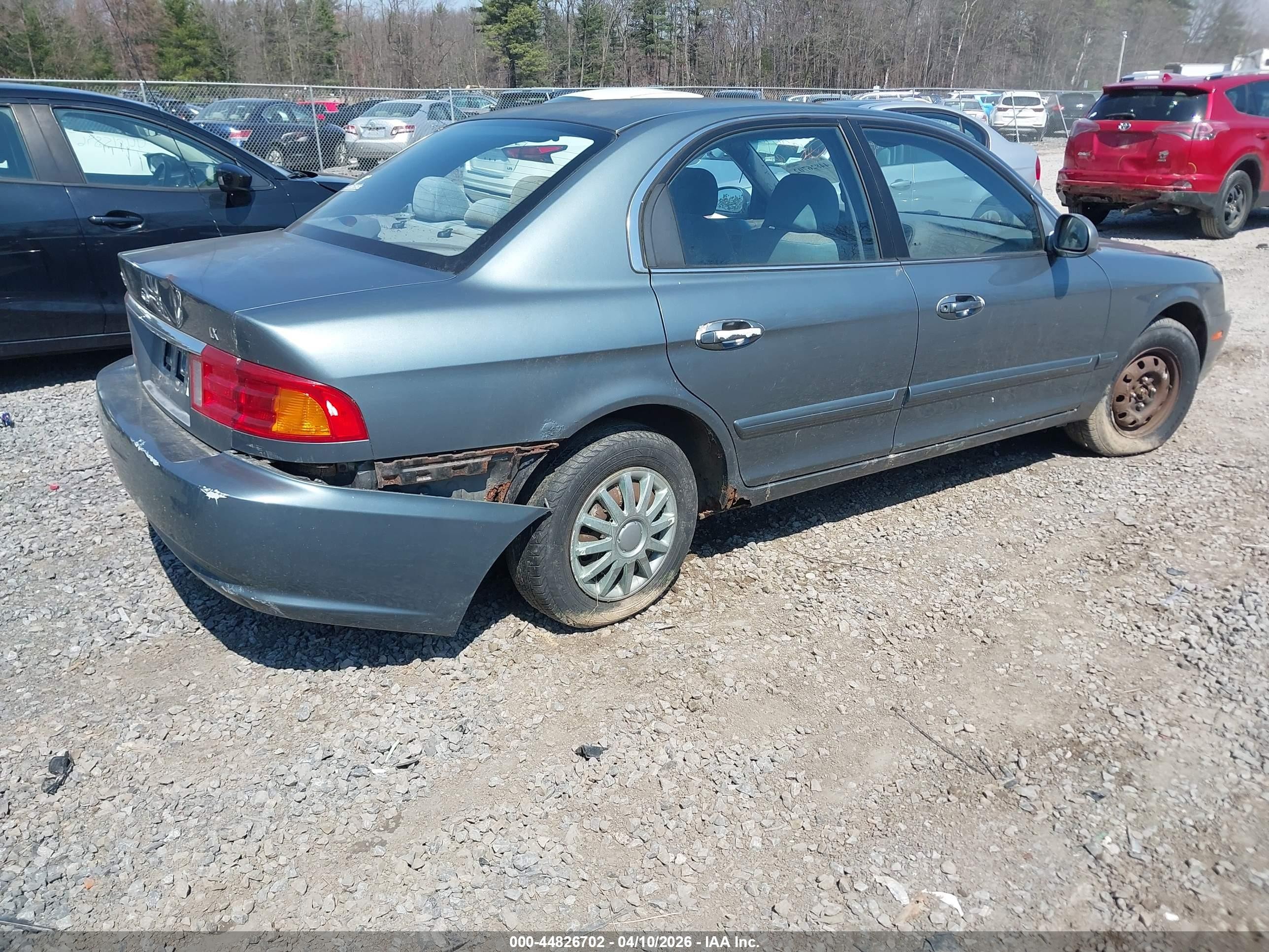 2001 Kia Optima Lx/se Blue vin: KNAGD126515054101