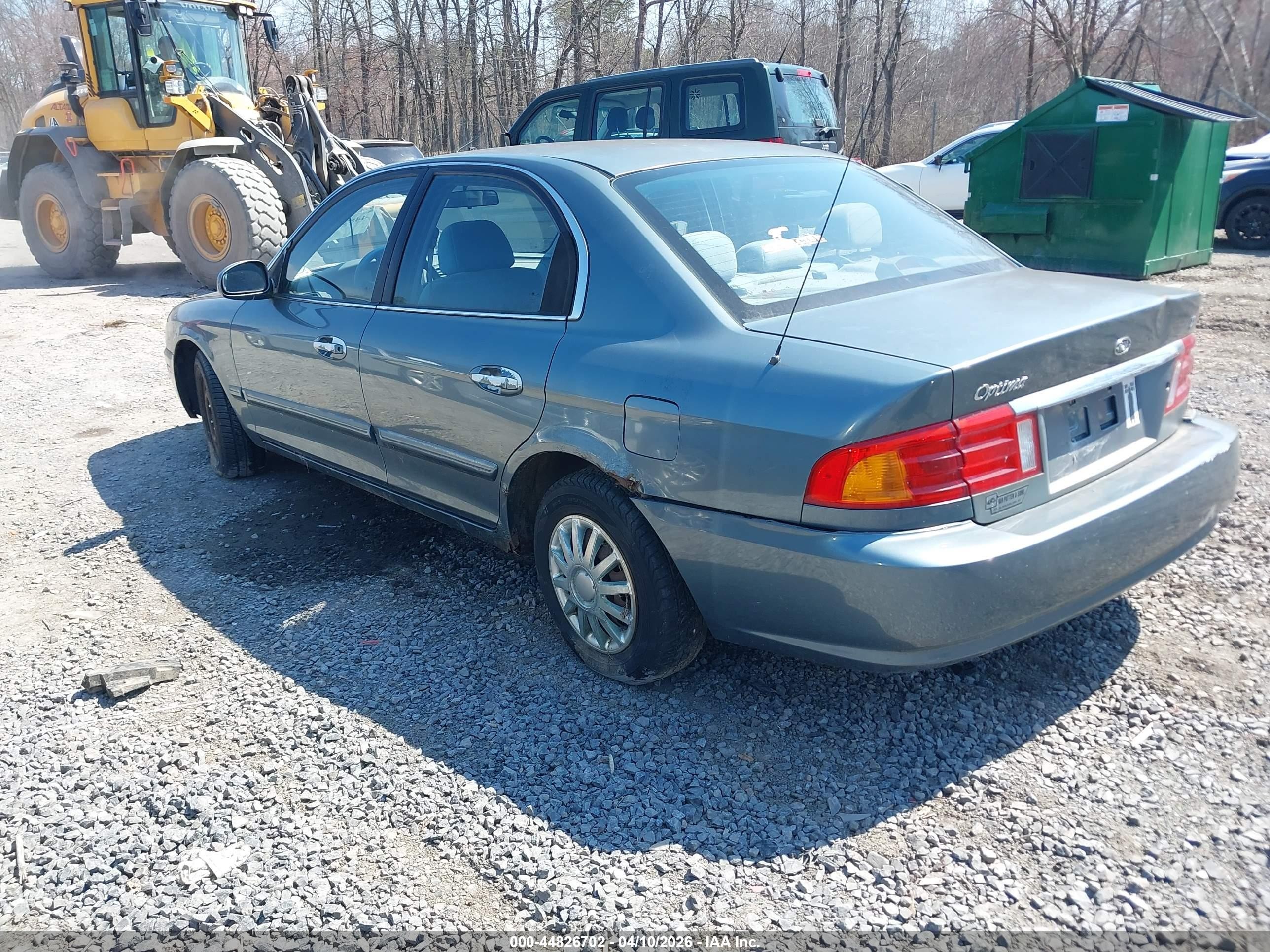 2001 Kia Optima Lx/se Blue vin: KNAGD126515054101