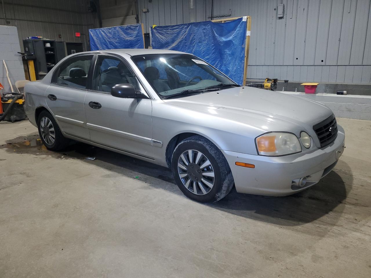 2004 Kia Optima Lx Silver vin: KNAGD126545257834