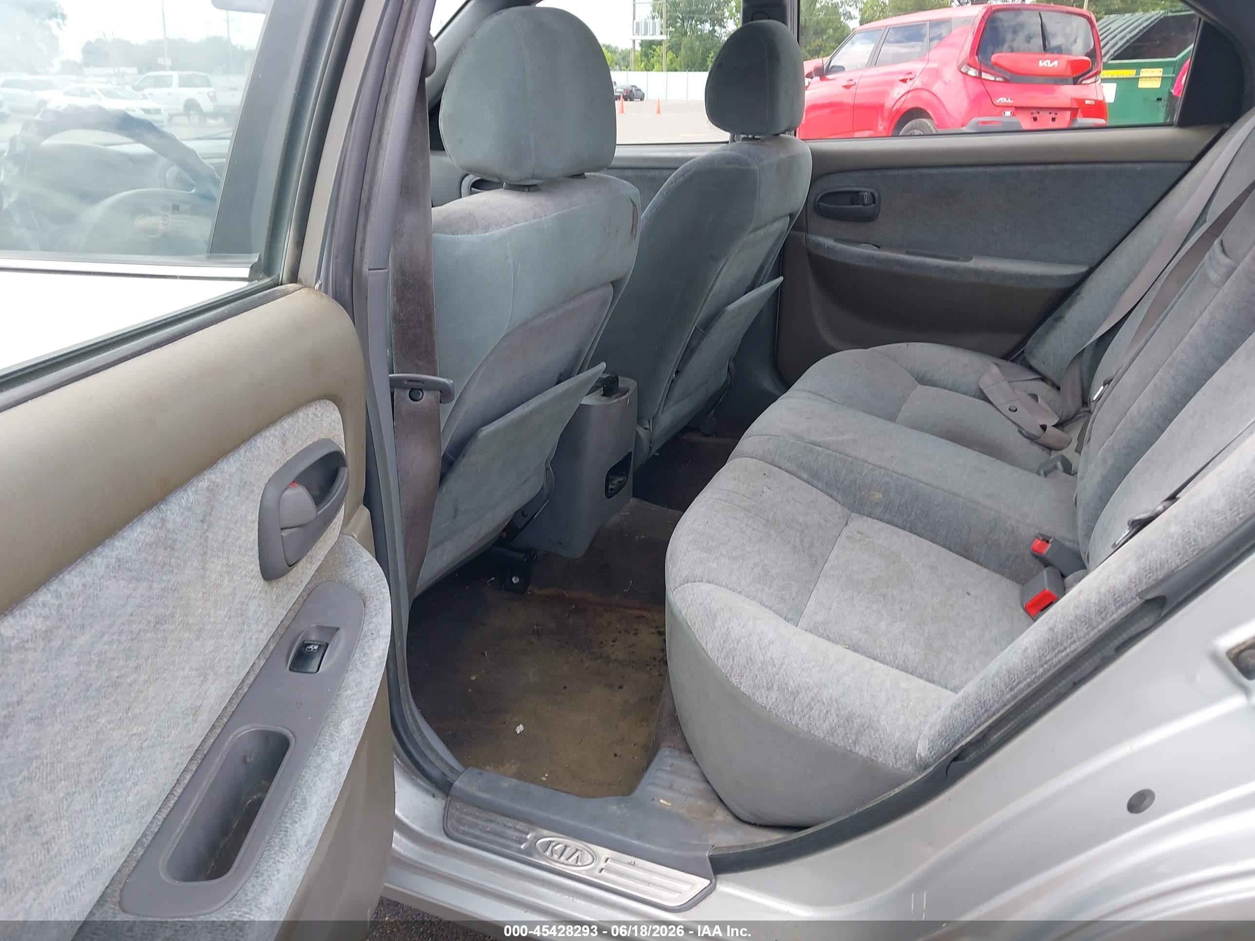 2005 Kia Optima Ex/lx Silver vin: KNAGD126555387856