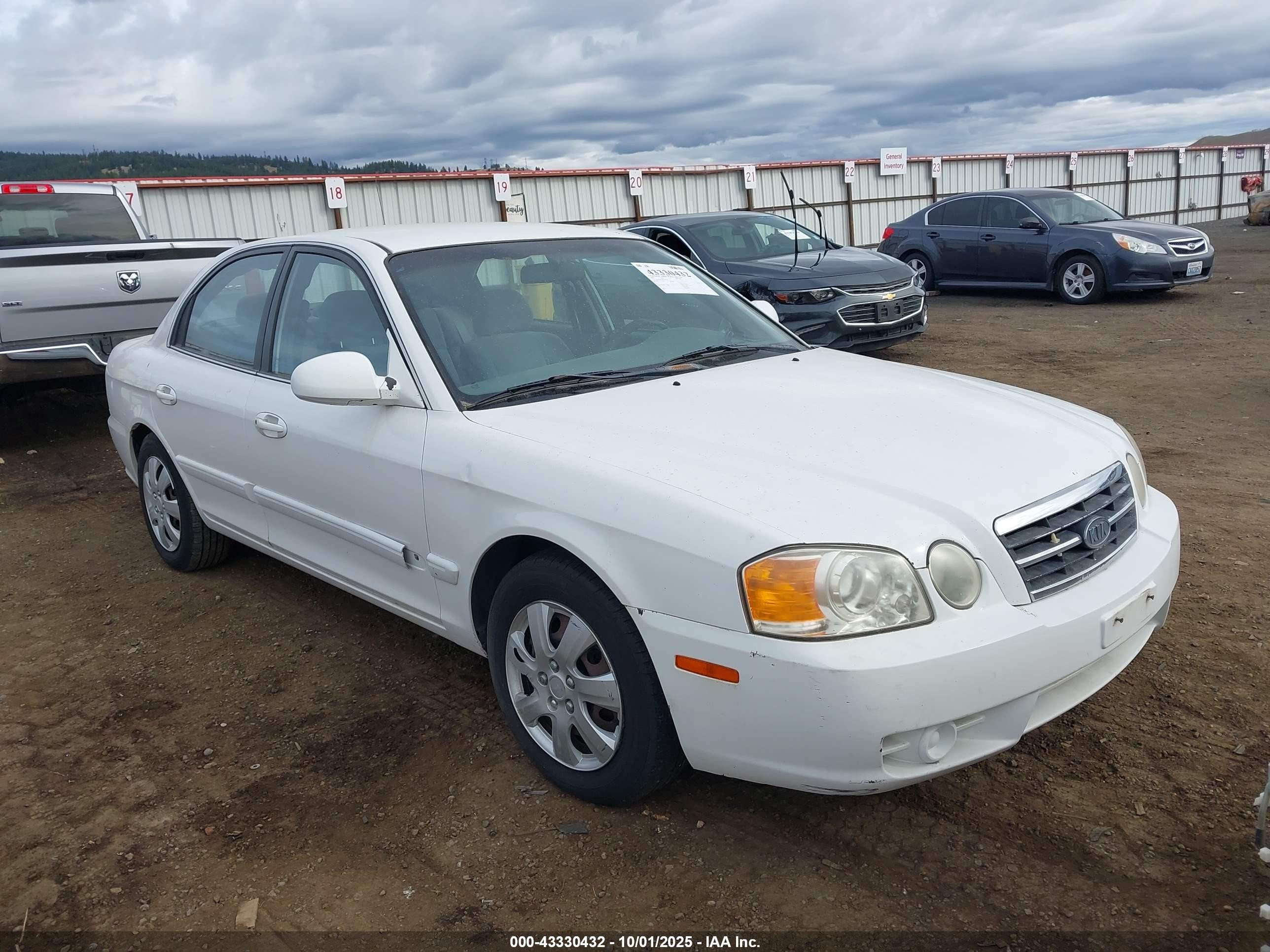 2004 Kia Optima Ex/lx Белый vin: KNAGD126645255736