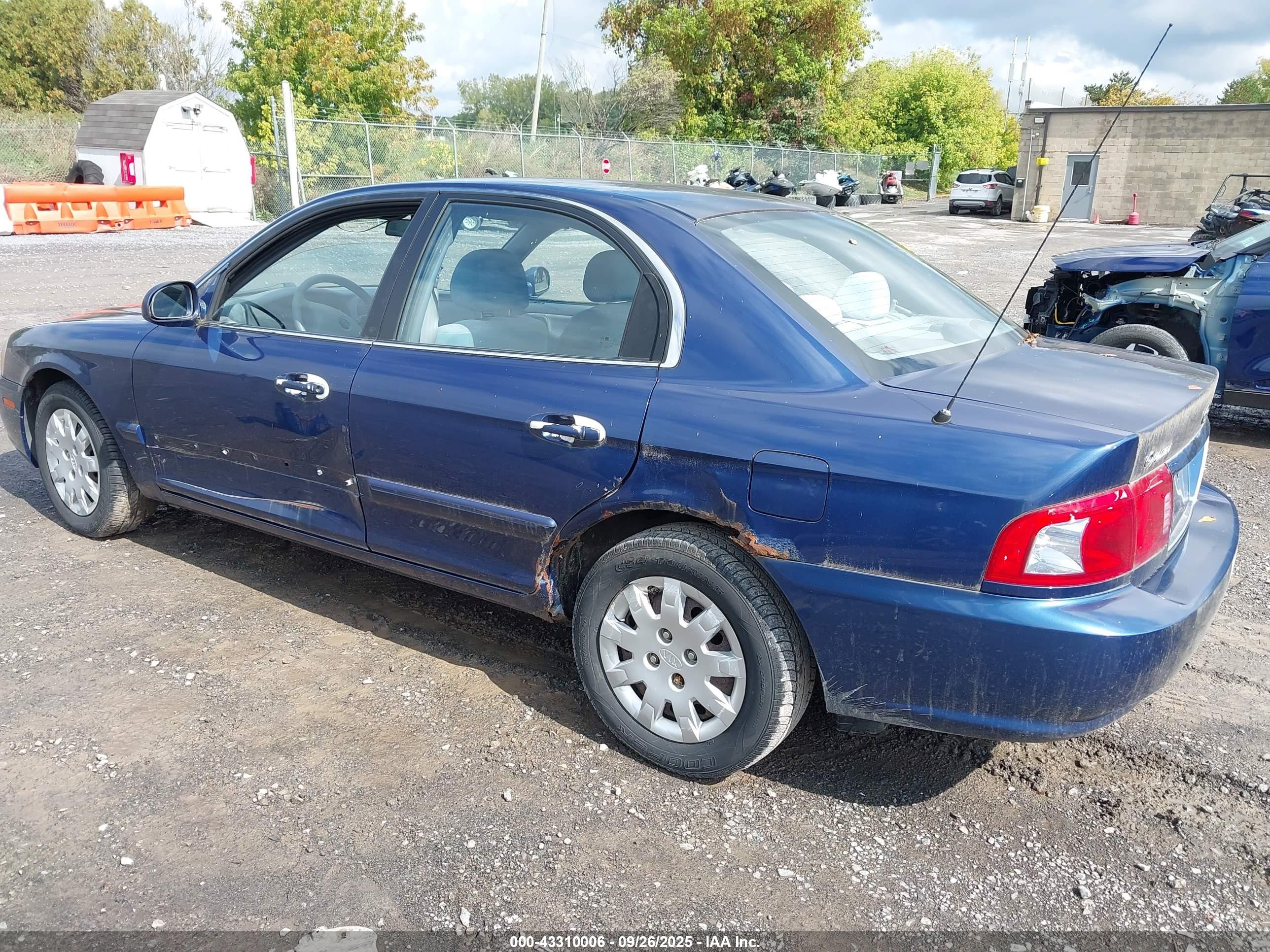 2004 Kia Optima Ex/lx Синий vin: KNAGD126645308208