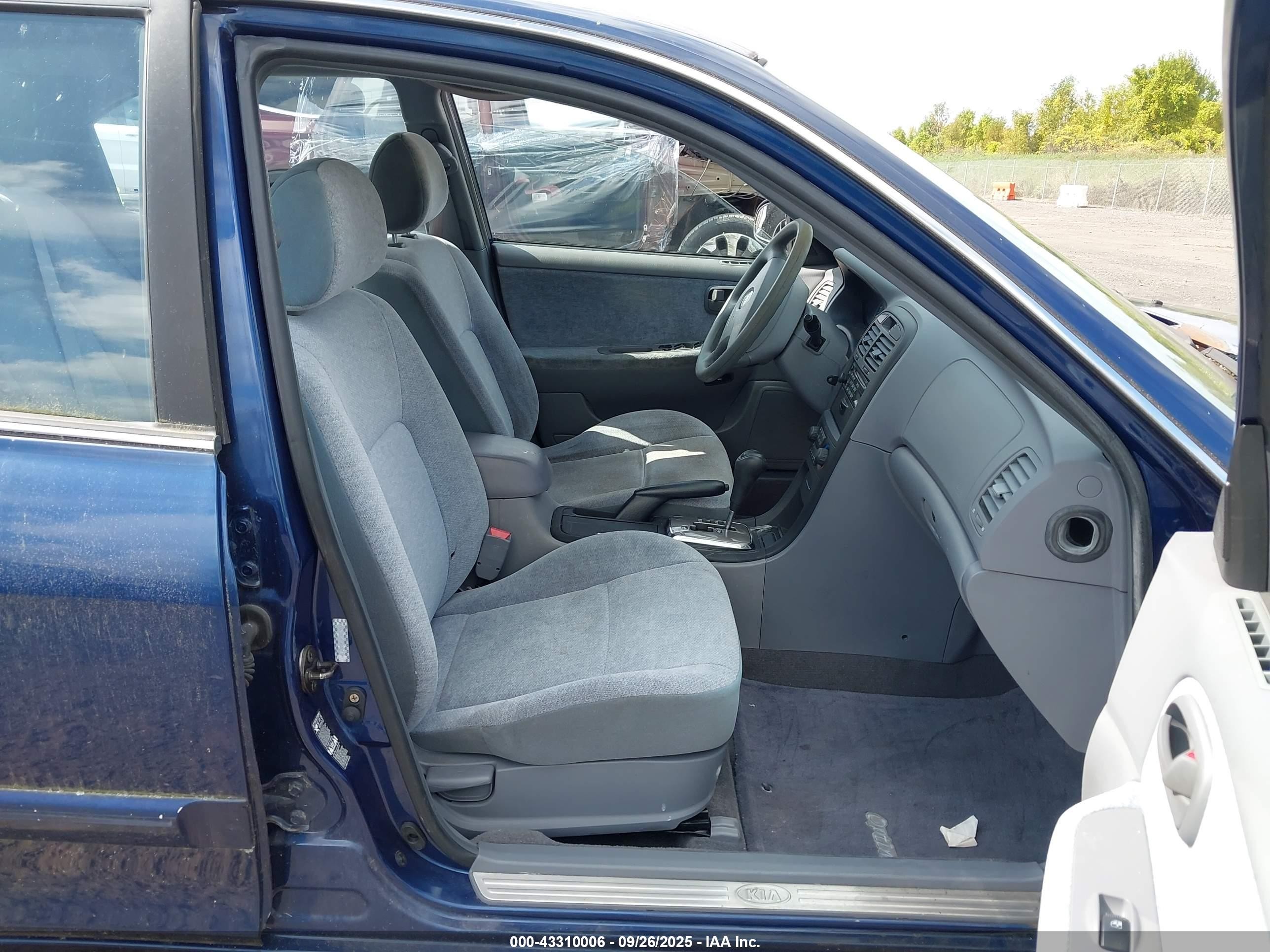2004 Kia Optima Ex/lx Синий vin: KNAGD126645308208