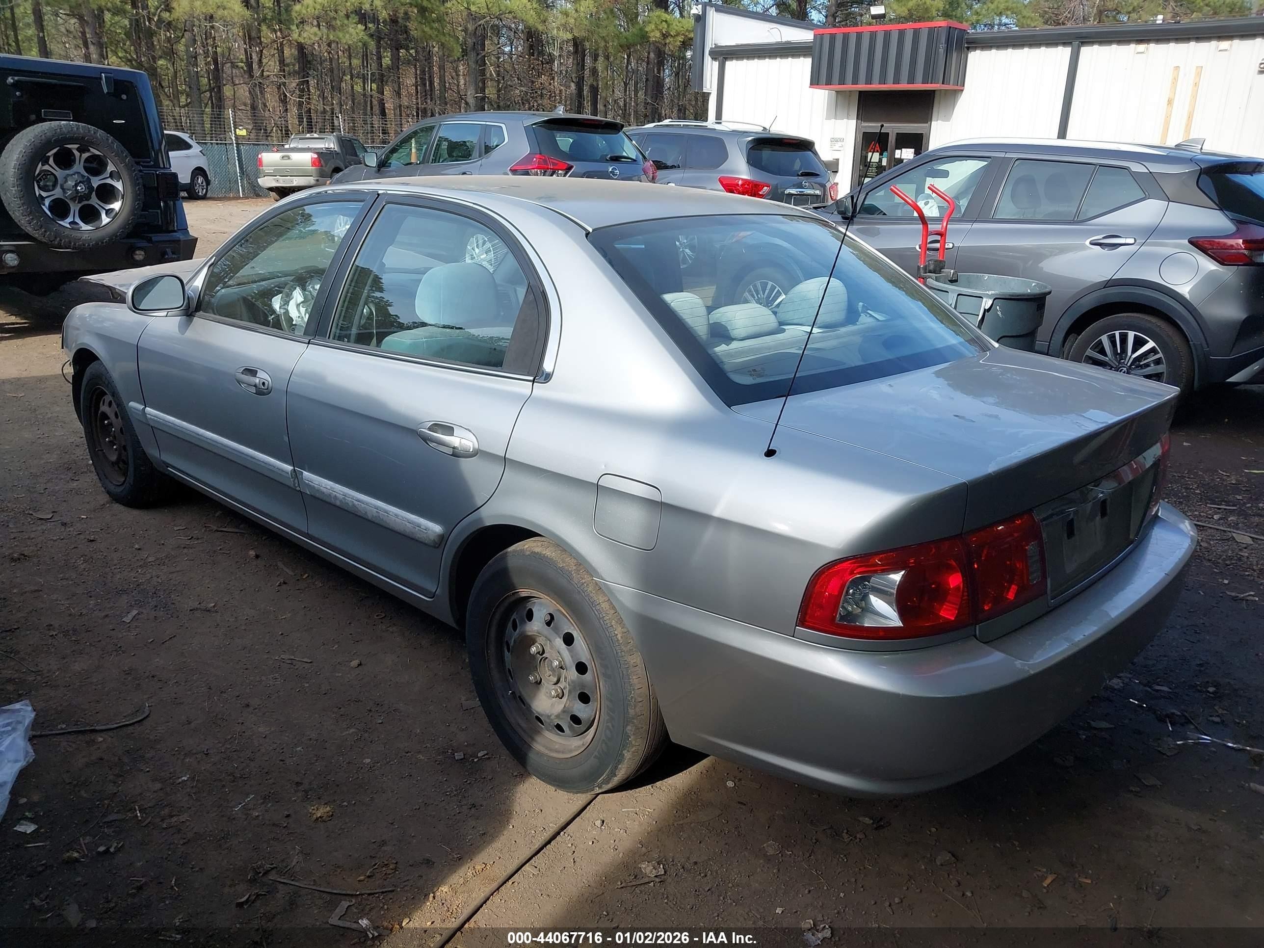 2004 Kia Optima Ex/lx Silver vin: KNAGD126645309116