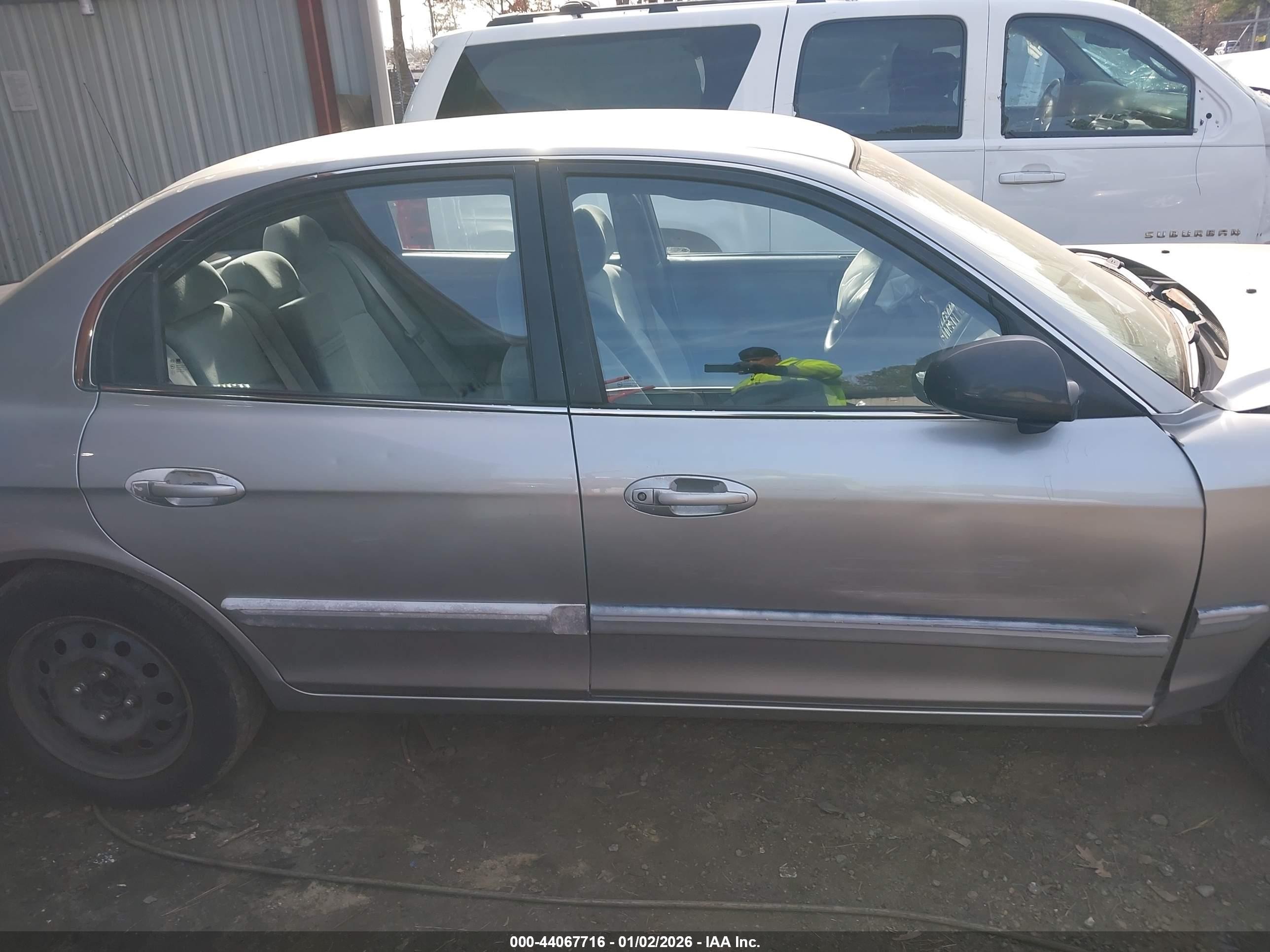 2004 Kia Optima Ex/lx Silver vin: KNAGD126645309116