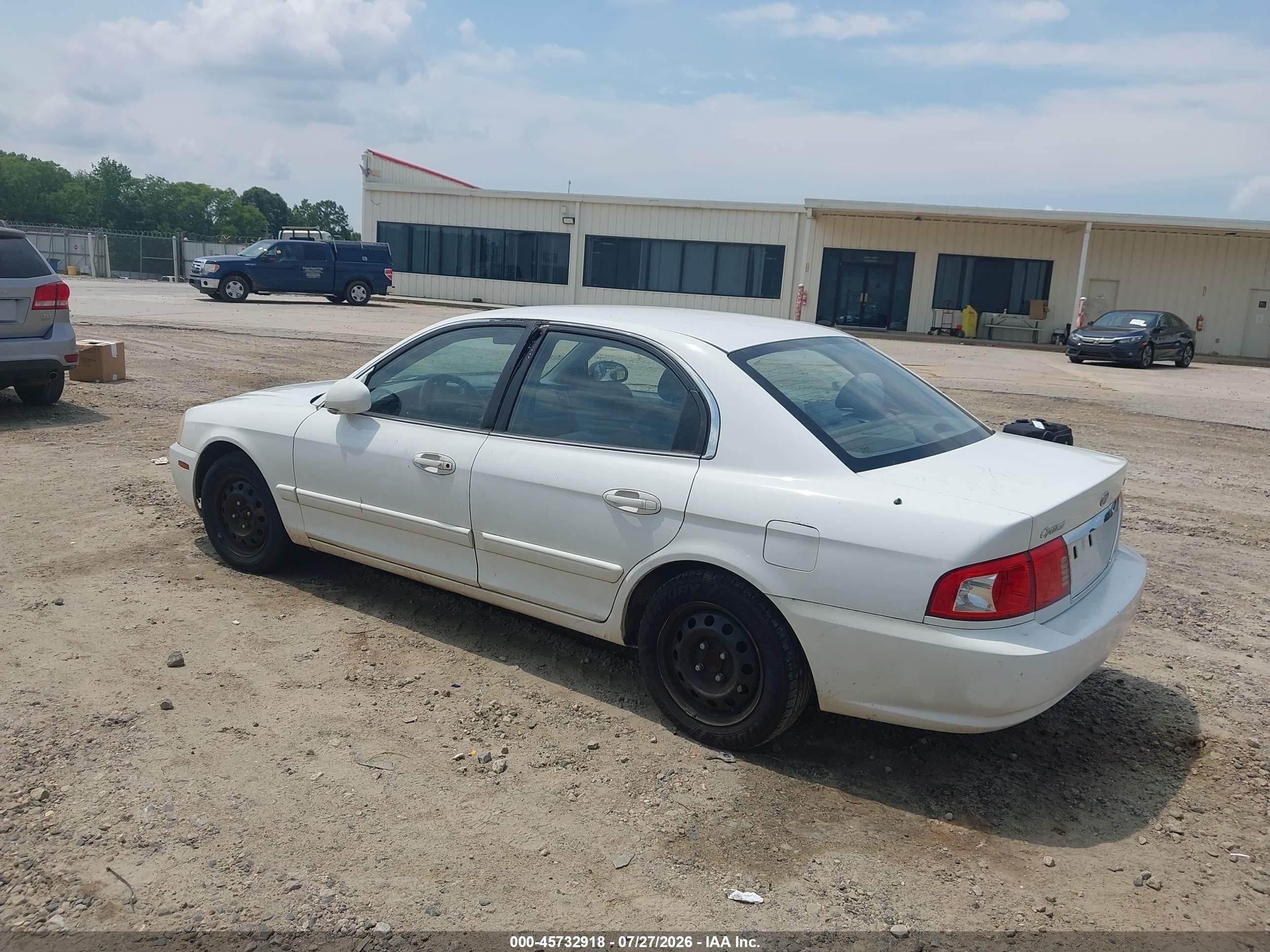2005 Kia Optima Ex/lx White vin: KNAGD126655385128