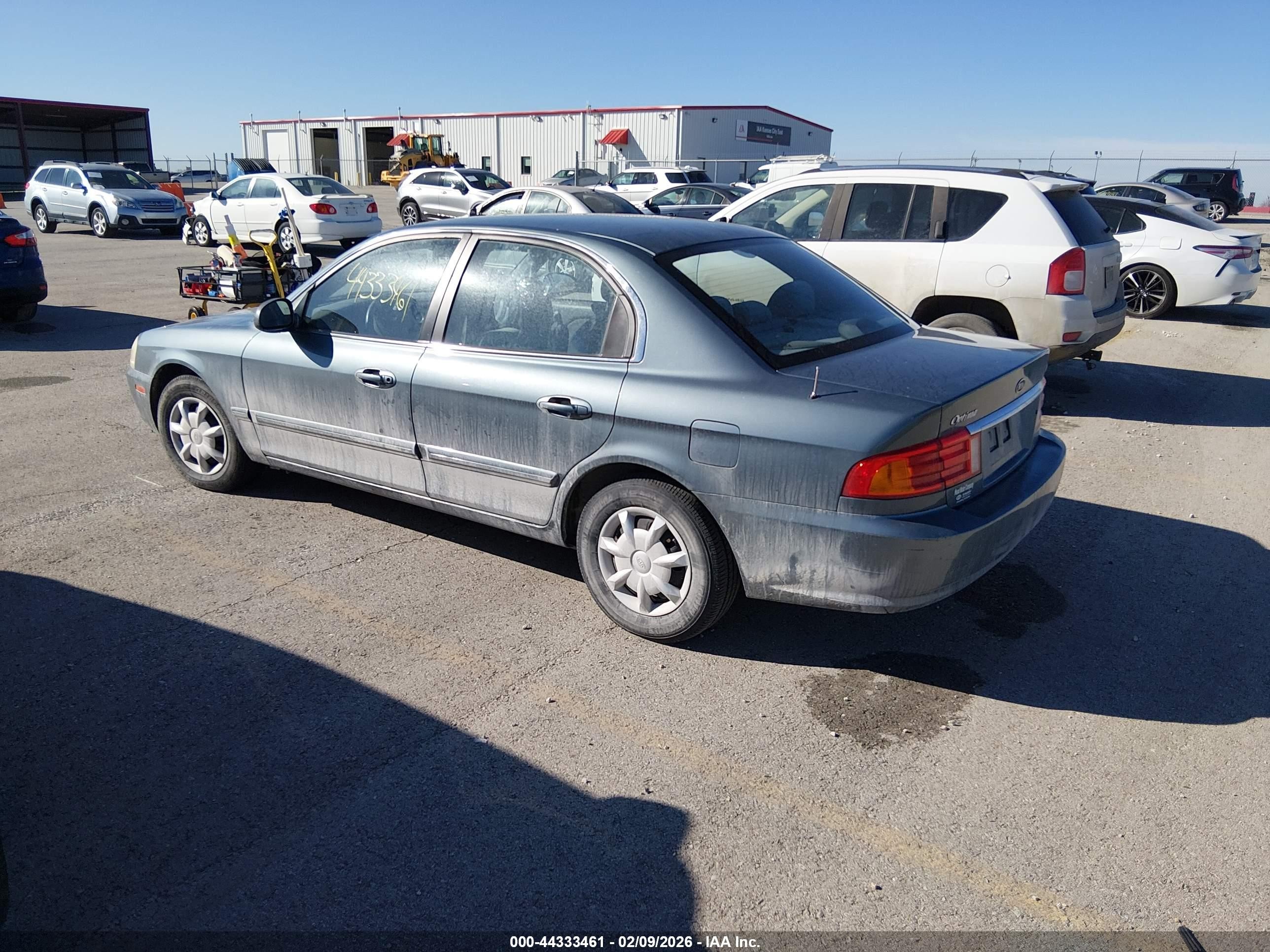 2001 Kia Optima Lx/se Light Blue vin: KNAGD126715089349