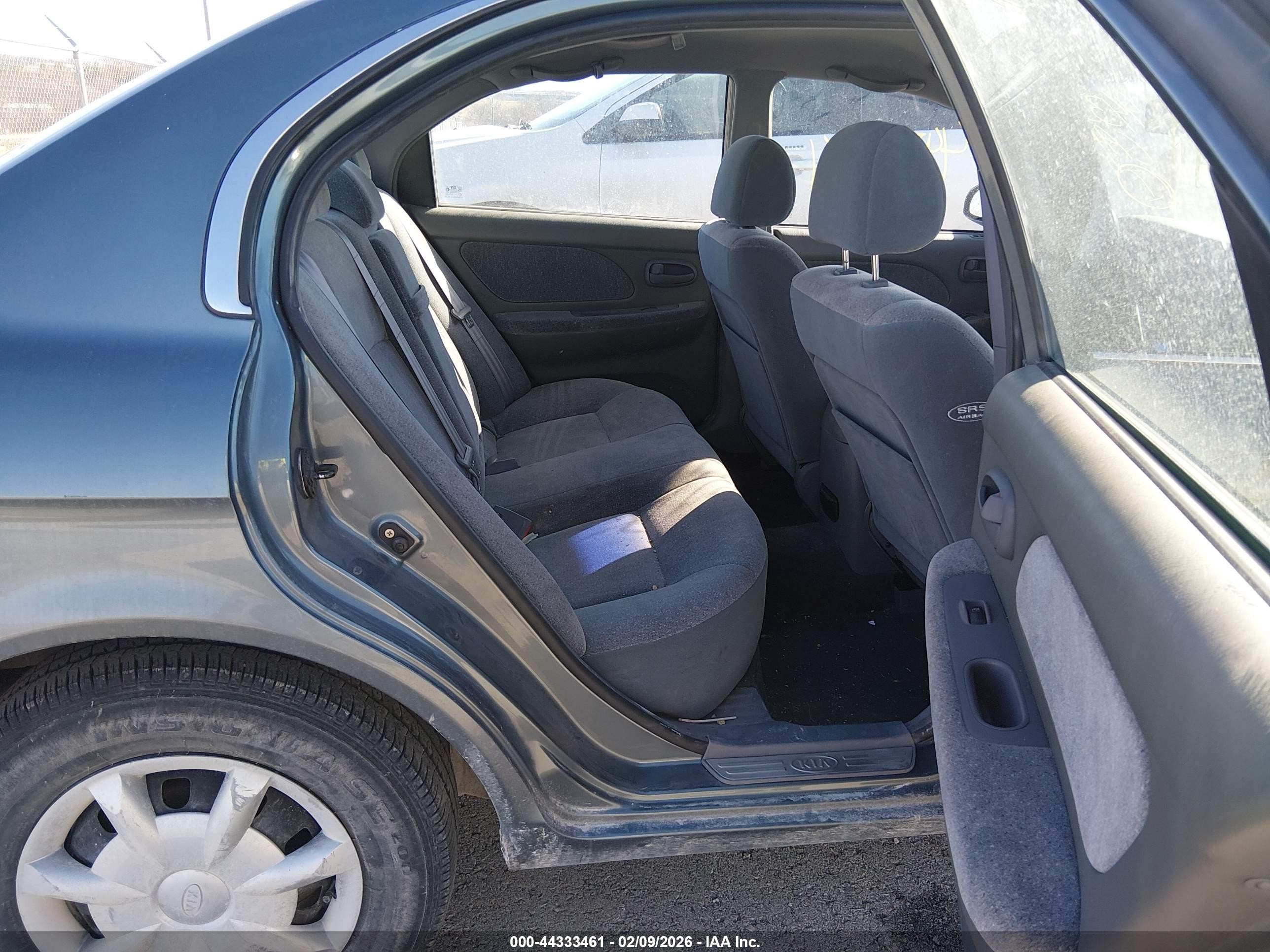 2001 Kia Optima Lx/se Light Blue vin: KNAGD126715089349