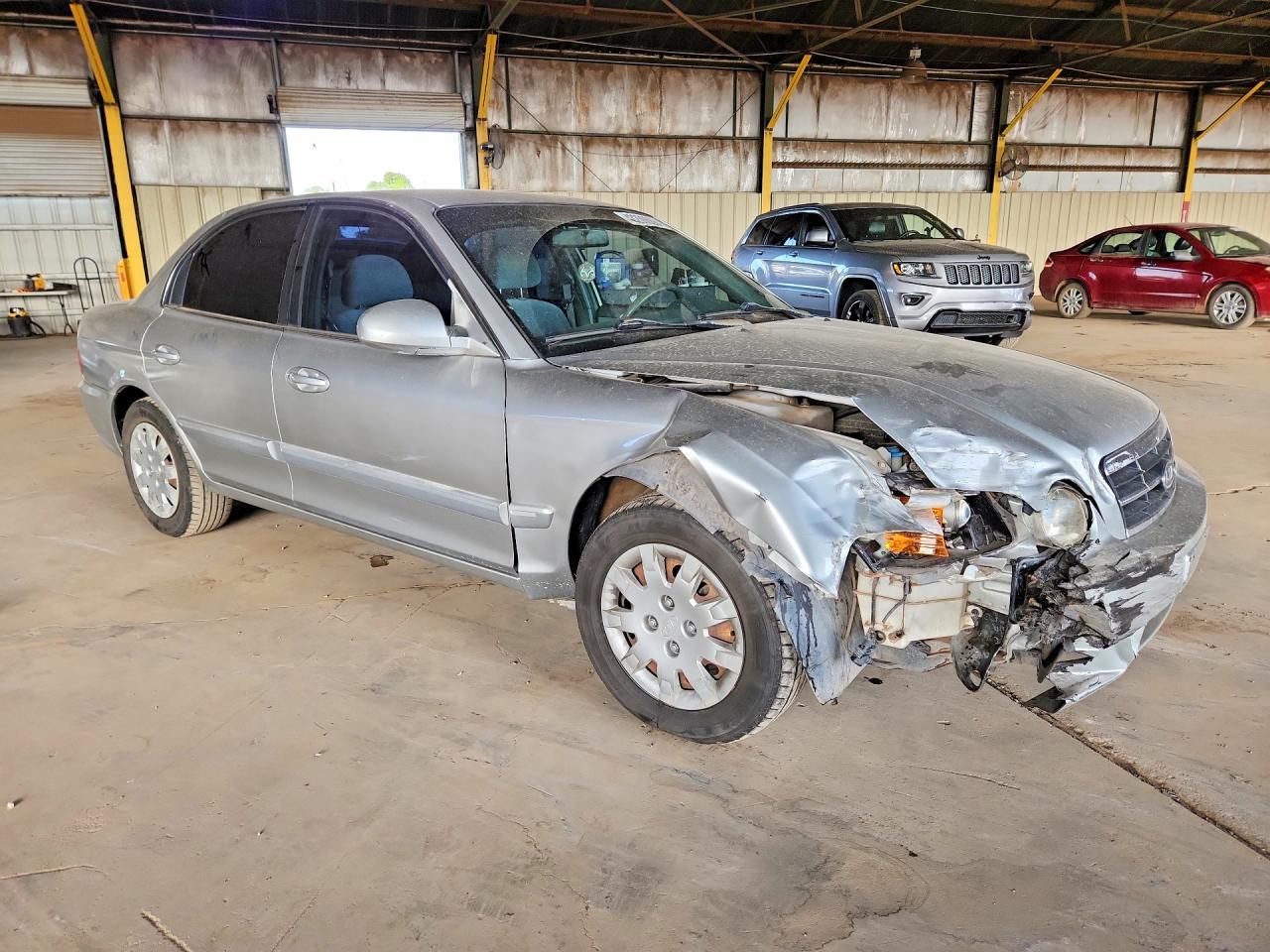 2004 Kia Optima Lx Silver vin: KNAGD126745362696