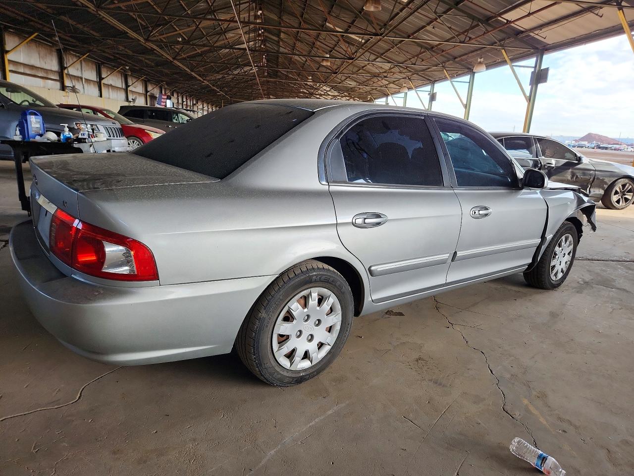 2004 Kia Optima Lx Silver vin: KNAGD126745362696