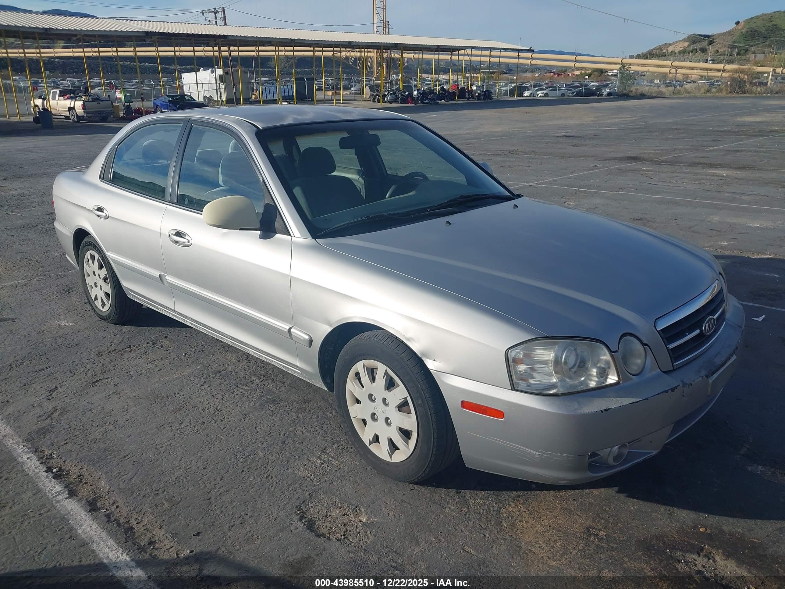 2005 Kia Optima Ex/lx Silver vin: KNAGD126755426382