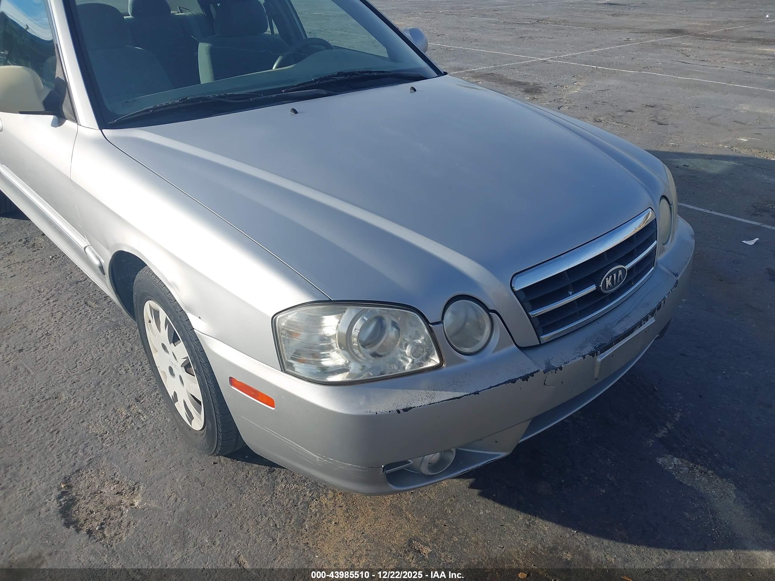 2005 Kia Optima Ex/lx Silver vin: KNAGD126755426382