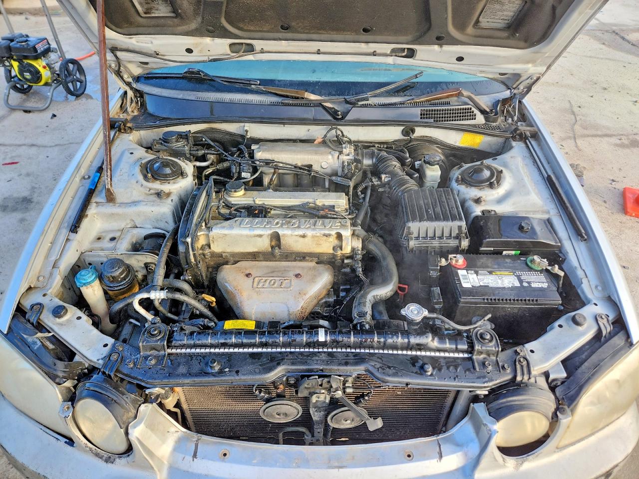 2005 Kia Optima Lx Silver vin: KNAGD126755435762