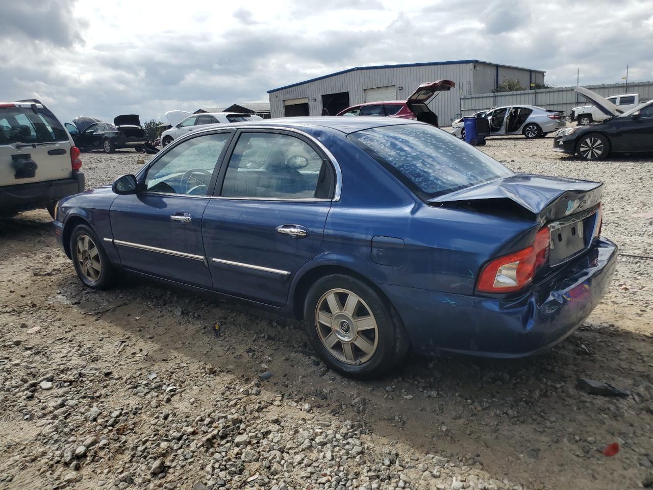 2004 Kia Optima Lx Синий vin: KNAGD126845305648