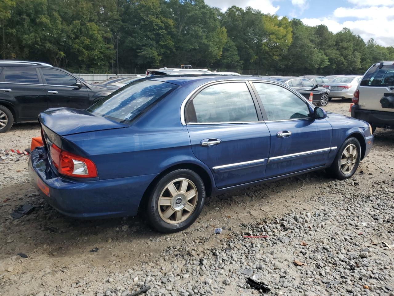 2004 Kia Optima Lx Синий vin: KNAGD126845305648