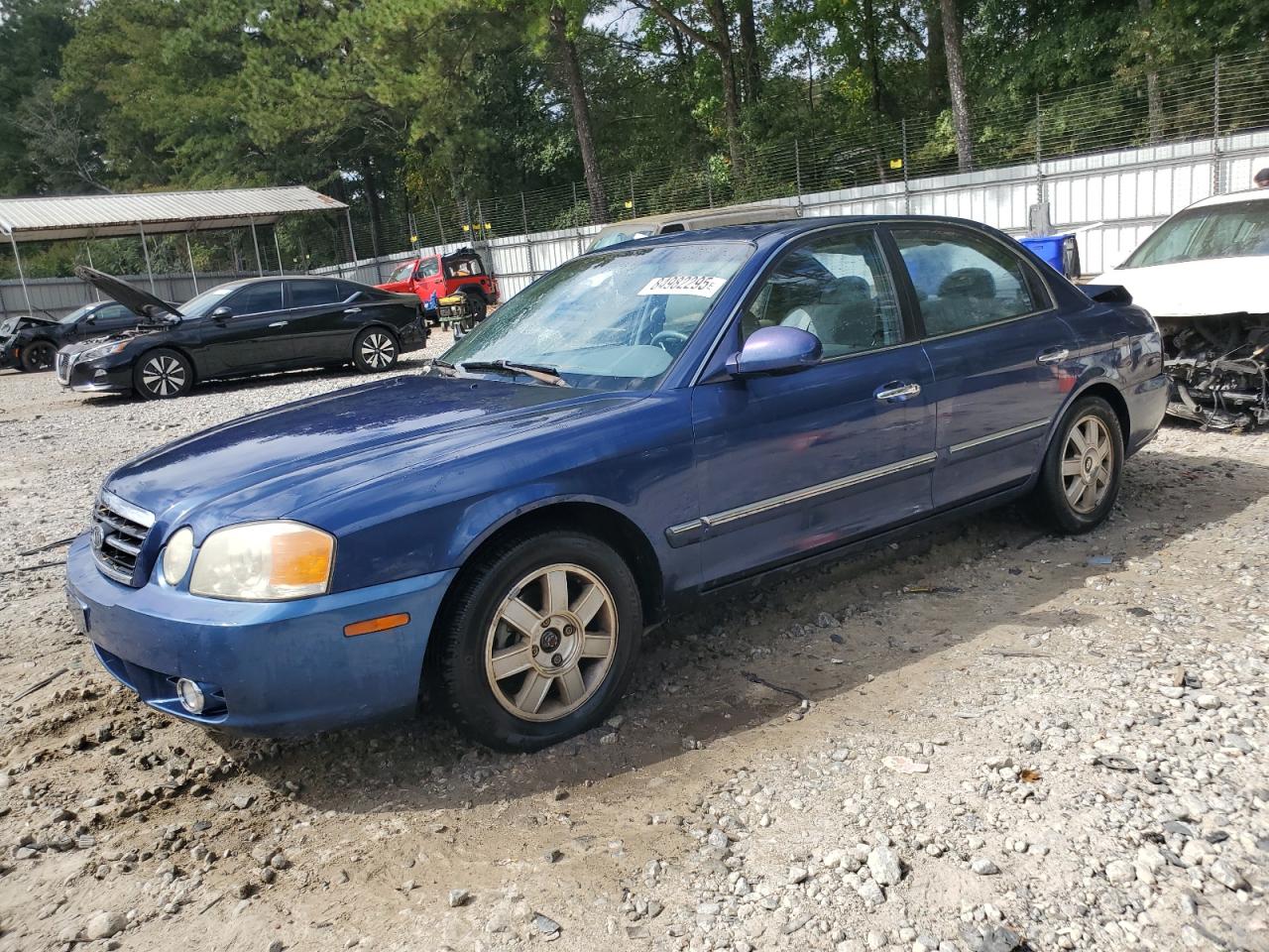 2004 Kia Optima Lx Синий vin: KNAGD126845305648