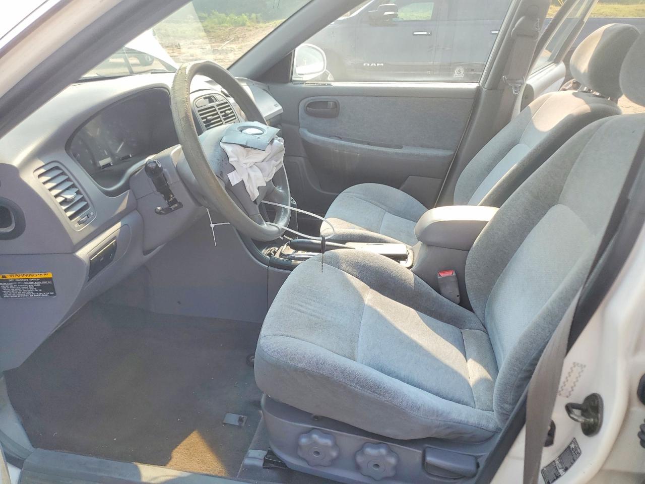 2004 Kia Optima Lx White vin: KNAGD126845310218