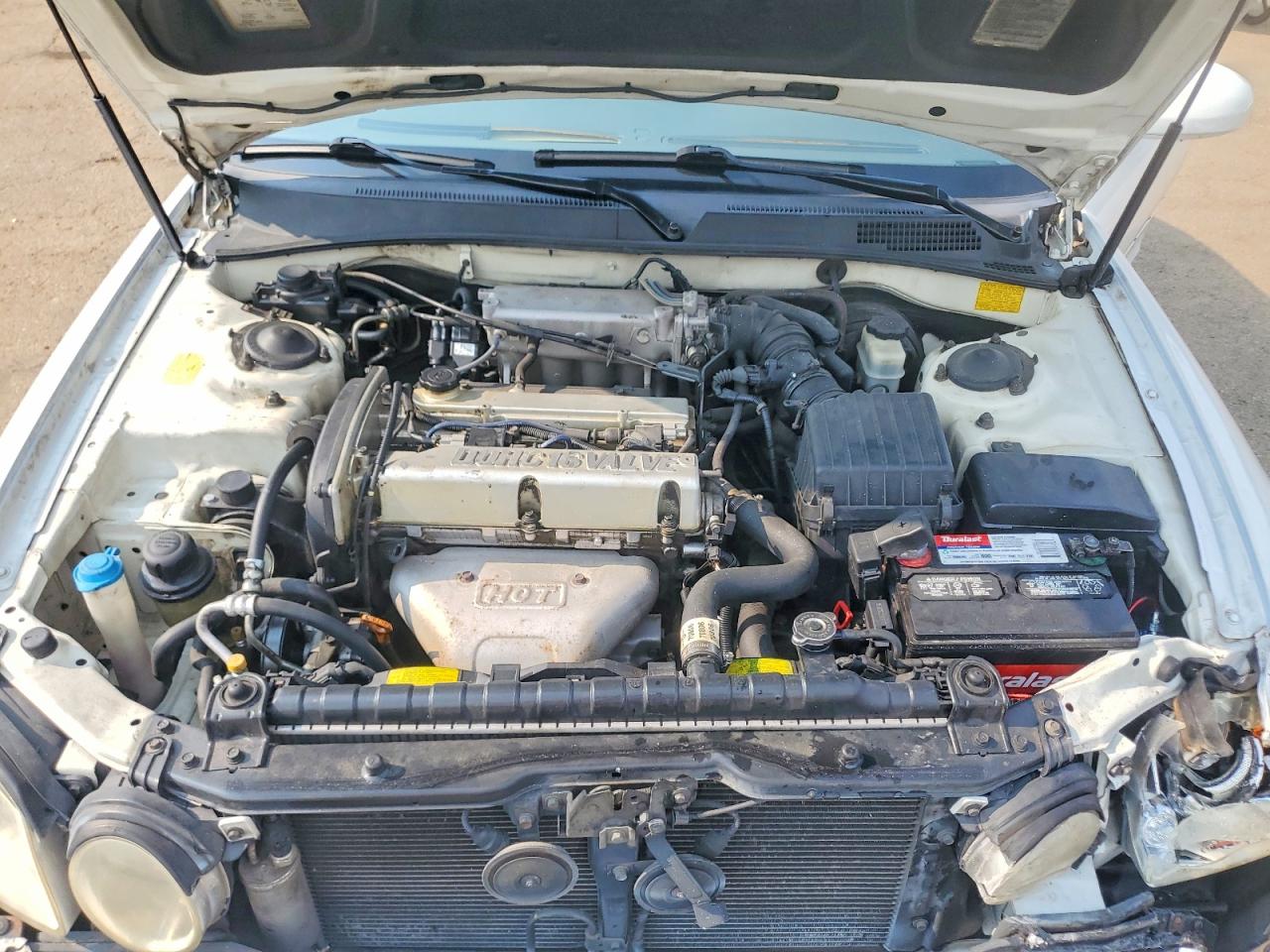 2004 Kia Optima Lx White vin: KNAGD126845310218