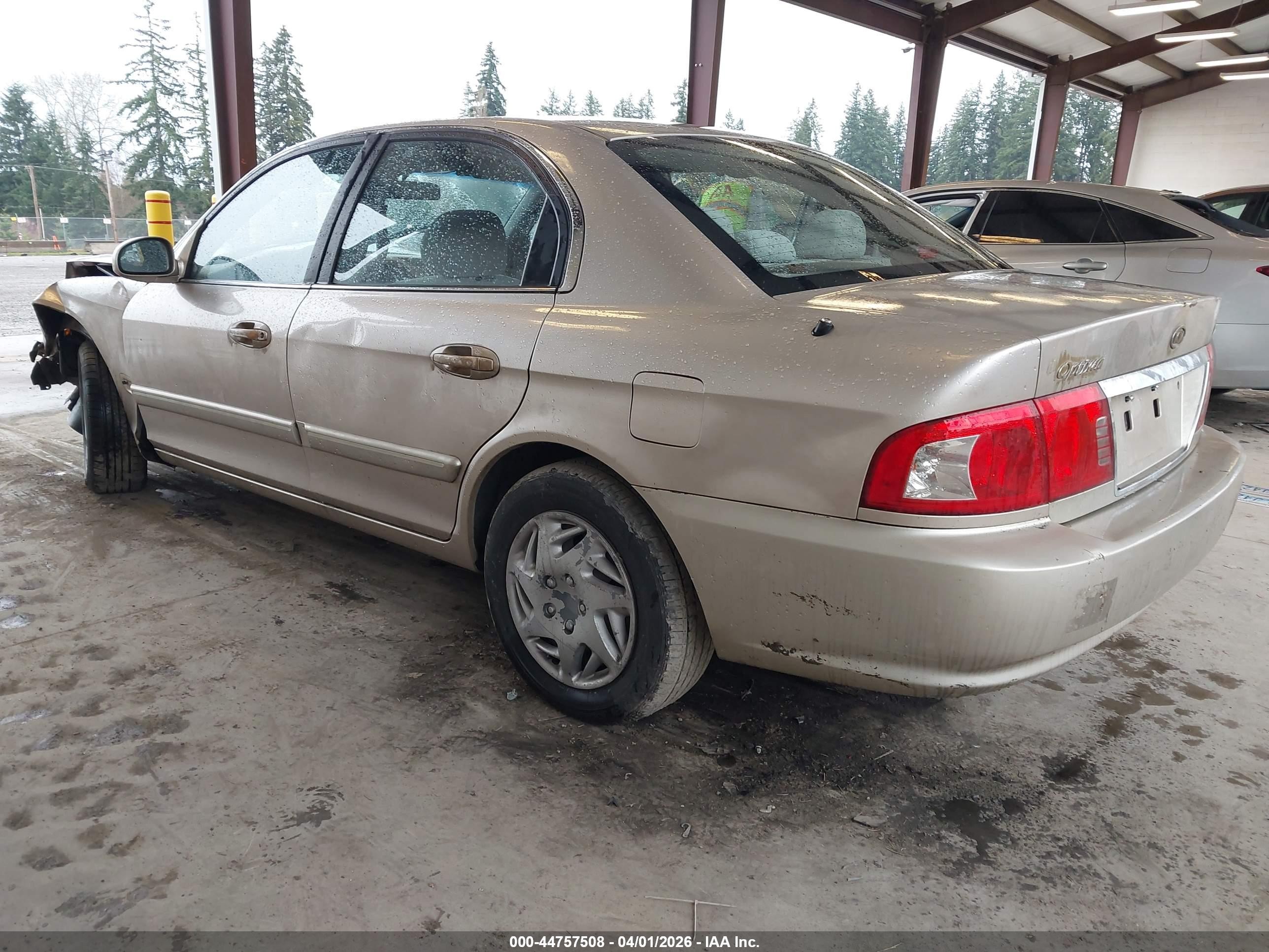 2004 Kia Optima Ex/lx Beige vin: KNAGD126845314415