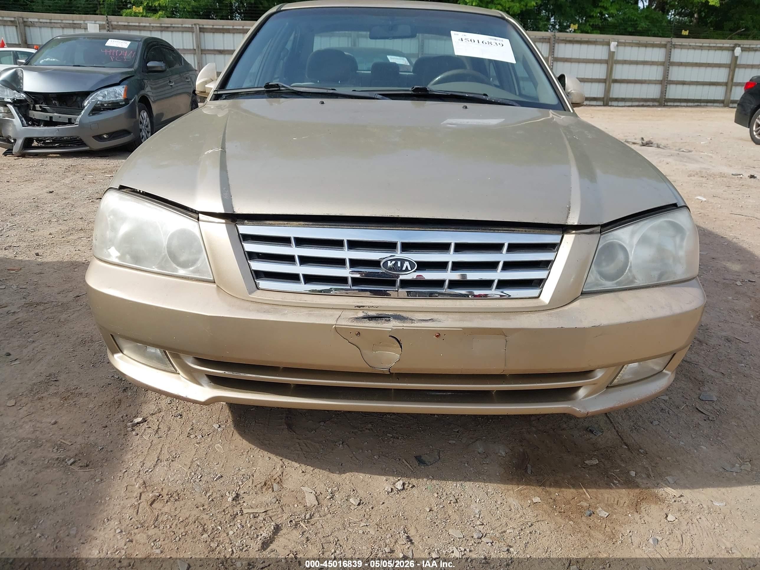 2002 Kia Optima Lx/se Gold vin: KNAGD126925149469