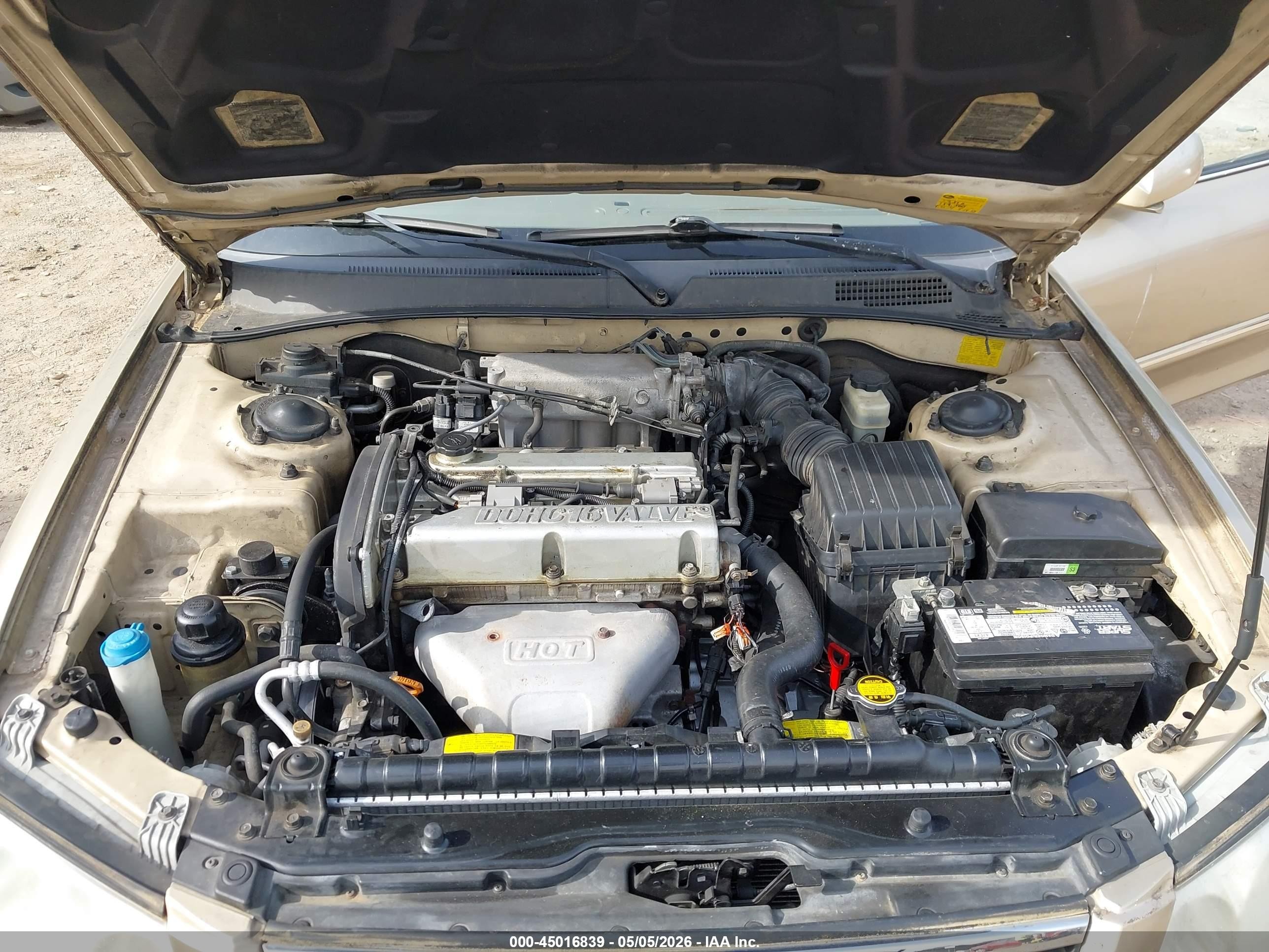 2002 Kia Optima Lx/se Gold vin: KNAGD126925149469