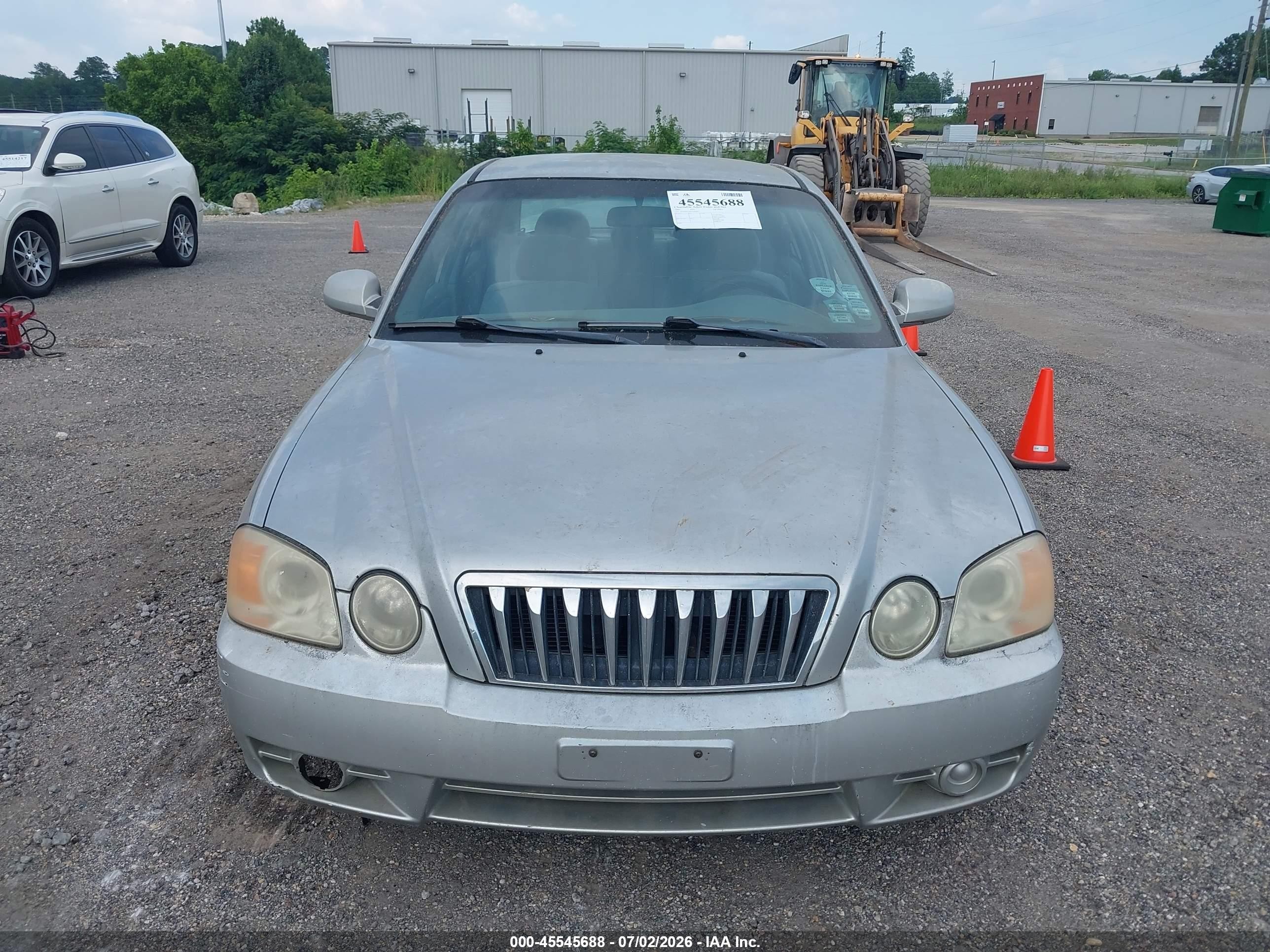 2003 Kia Optima Lx/se Silver vin: KNAGD126935202463