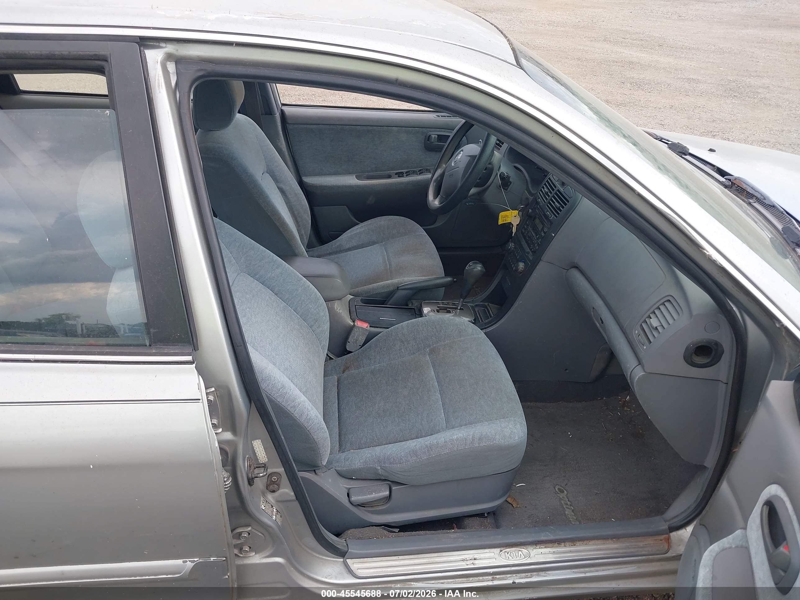 2003 Kia Optima Lx/se Silver vin: KNAGD126935202463