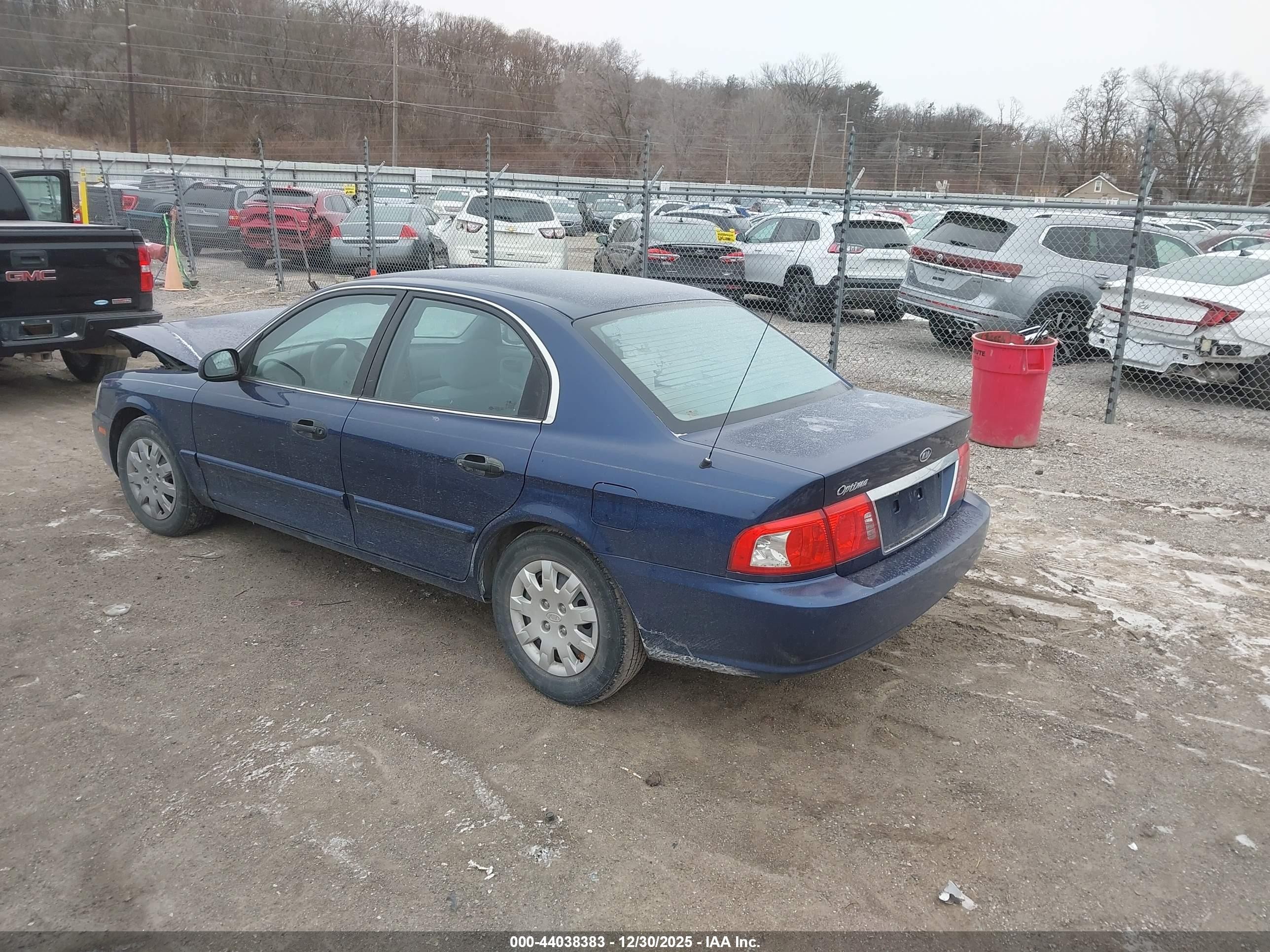 2004 Kia Optima Ex/lx Синий vin: KNAGD126945281330